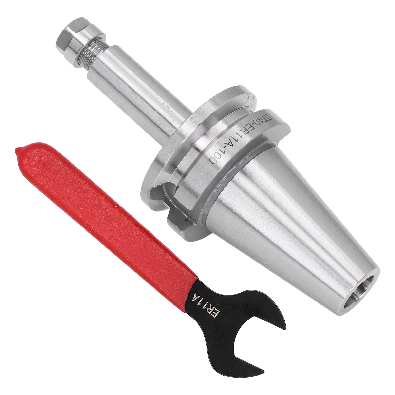Spannzangenfutter Aus 20crmnti-kohlenstoffstahl, Hochpräziser Cnc-spannzangenhalter Mit Schraubenschlüssel, Für Fräs- Und Spindelstangen, 1 Stück