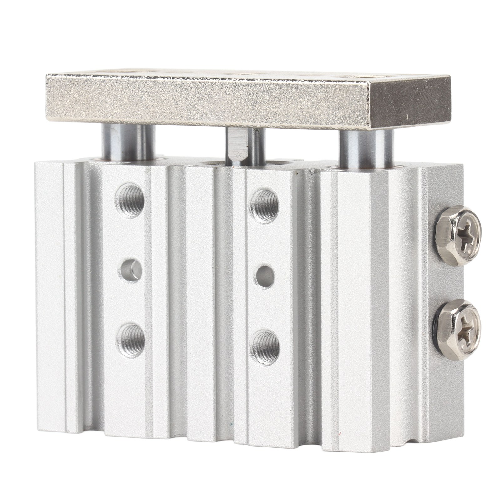 Hochfester 3-stangen-pneumatikzylinder, Magnetischer Positionierkolben, 3-achsen-hub, Robuster Zylinder Für Die Industrielle Automatisierung