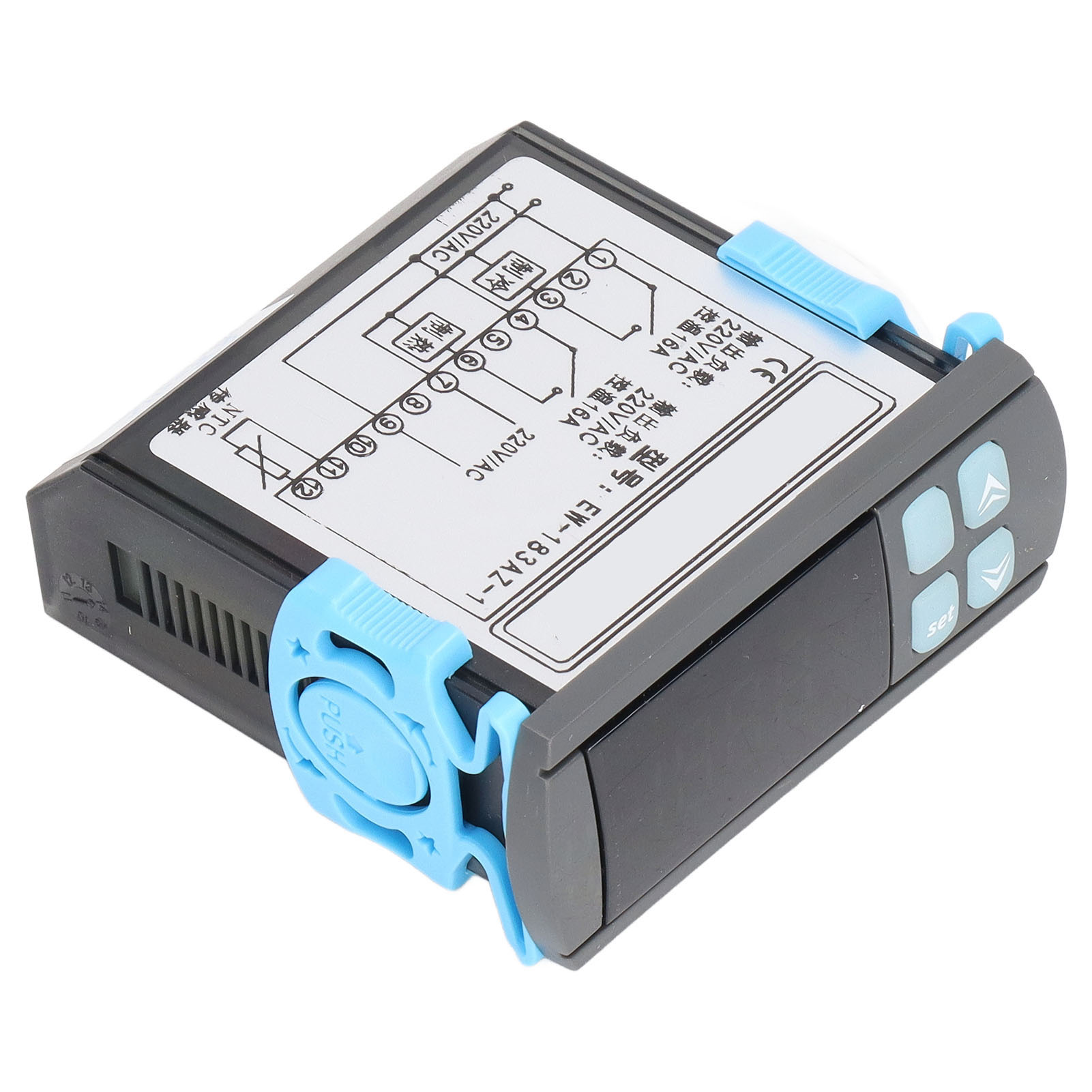Universeller Wasserdichter Digitaler Thermostat Ac220v, Integrierter Warm-/kalttemperaturregler, Digitaler Regler Für Heizung Und Kühlung