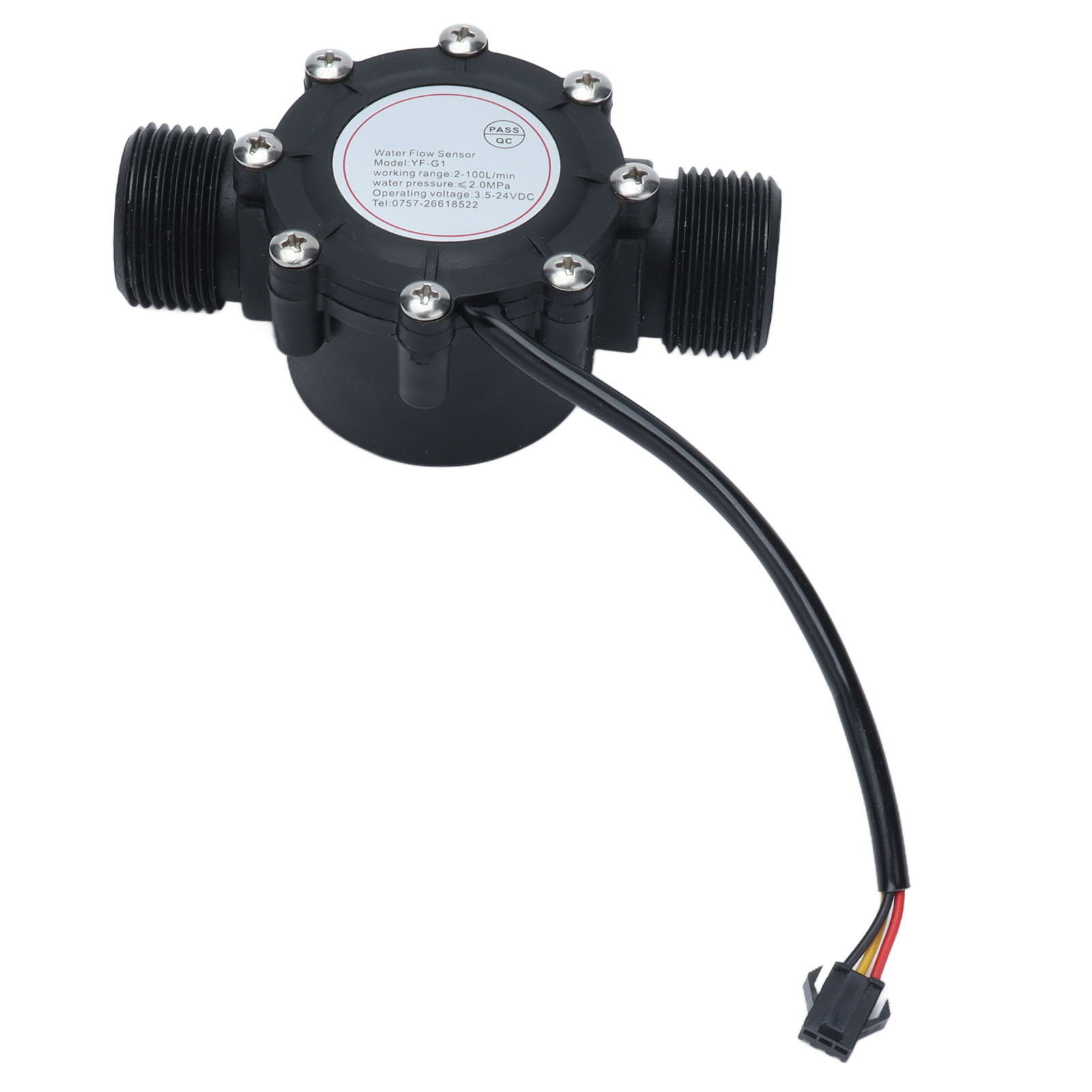 Dn25 1,3 Zoll Nylon-wasserdurchflusssensor/durchflussmesser Für Poolverrohrungen Und Hydraulikinstallationen