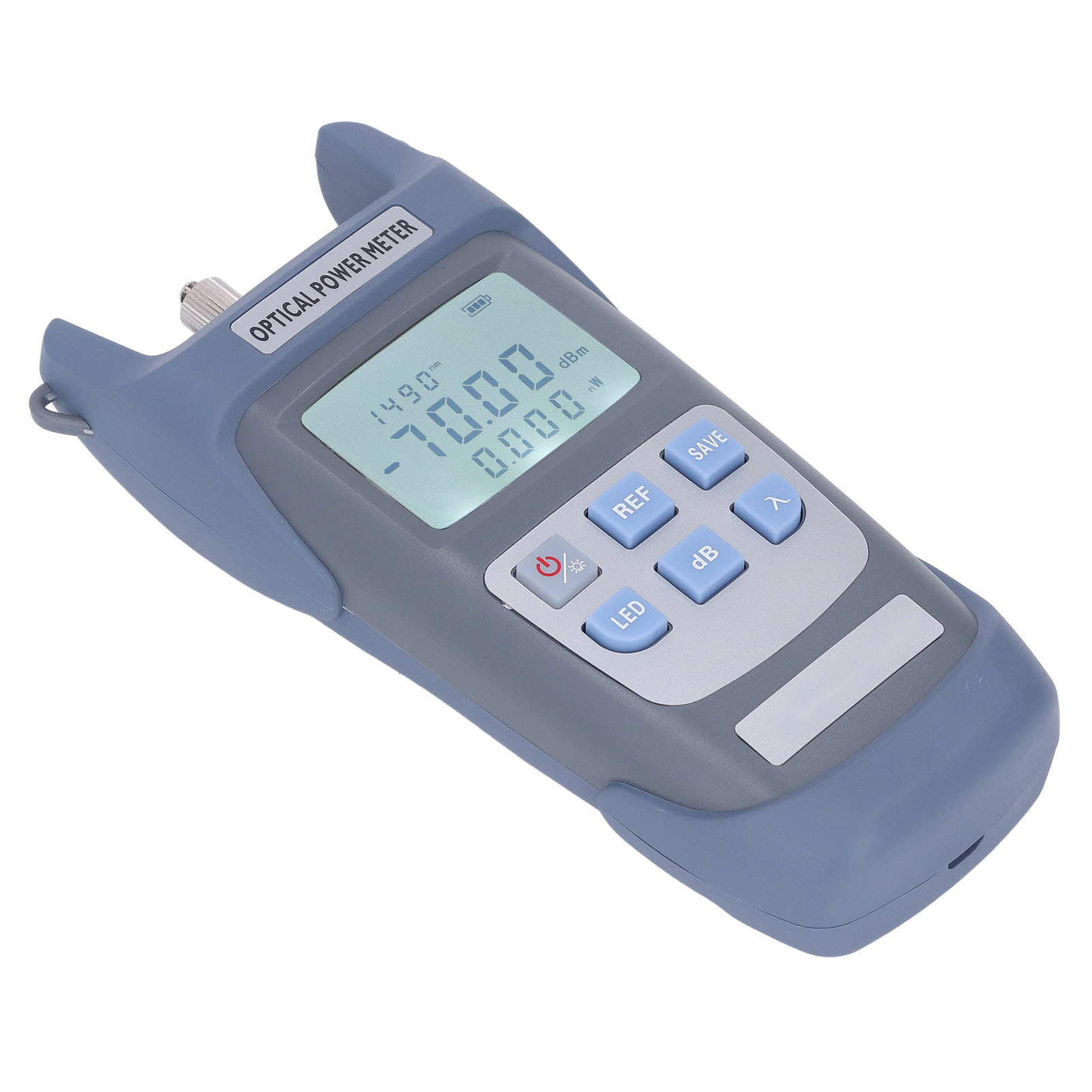 Optisches Leistungsmessgerät, Abs-gehäuse, Automatische Abschaltung, 7 Testwellenlängen, Glasfaser-testgerät Mit Led-lampe