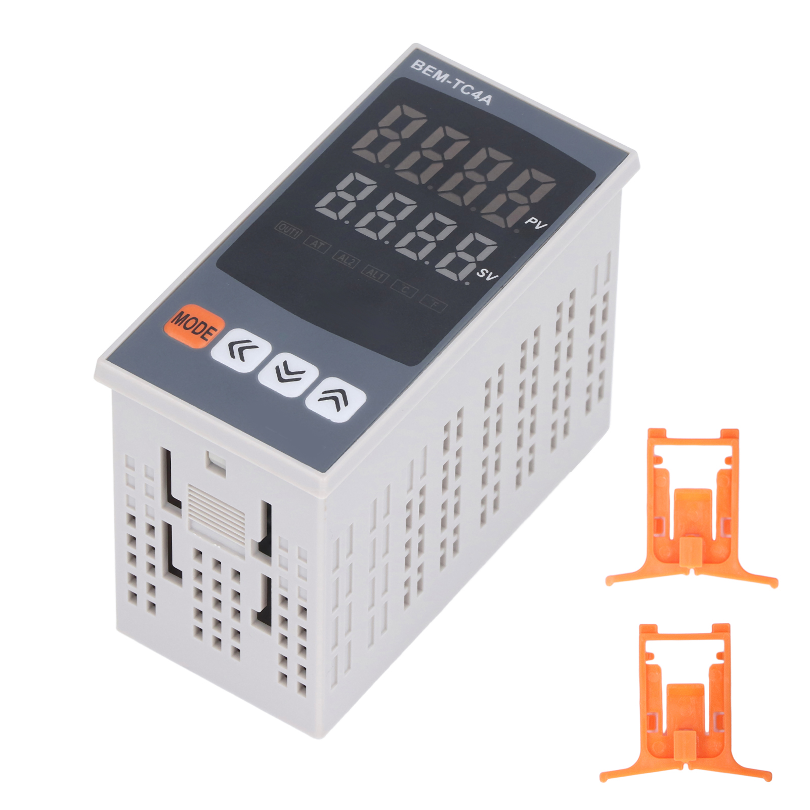 Pid-berm-thermostat Mit Led-smart-display, Temperaturregler Mit Zwei Ausgängen (100–240 V Ac), Einstellbarer Regler