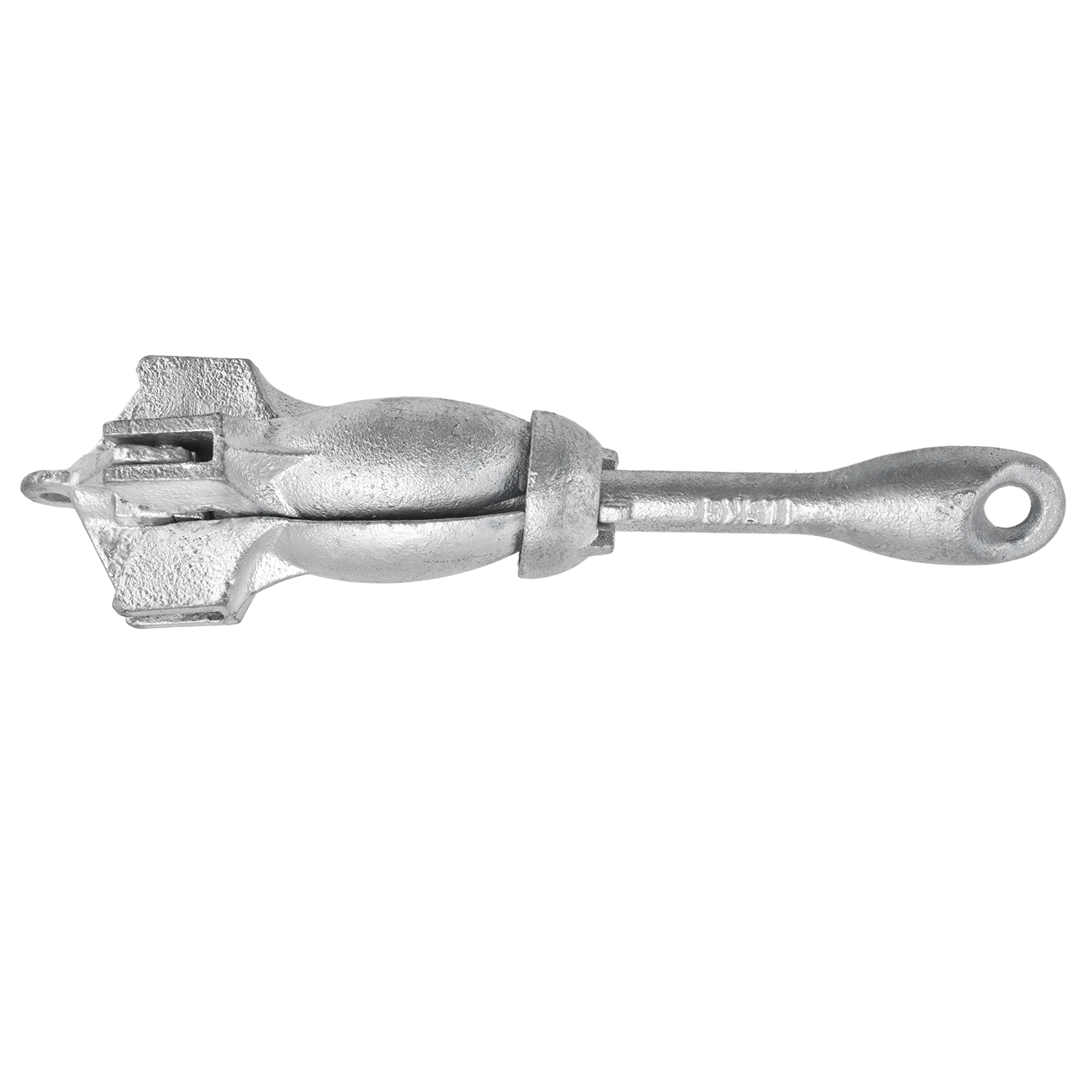 Klappbarer 4-klauen-anker, 1,5 Kg, Kohlenstoffstahl, Bootszubehör, Kajak, Kanu, Einziehbare Klaue, Hochbelastbar, Verzinkt, Silberfarben