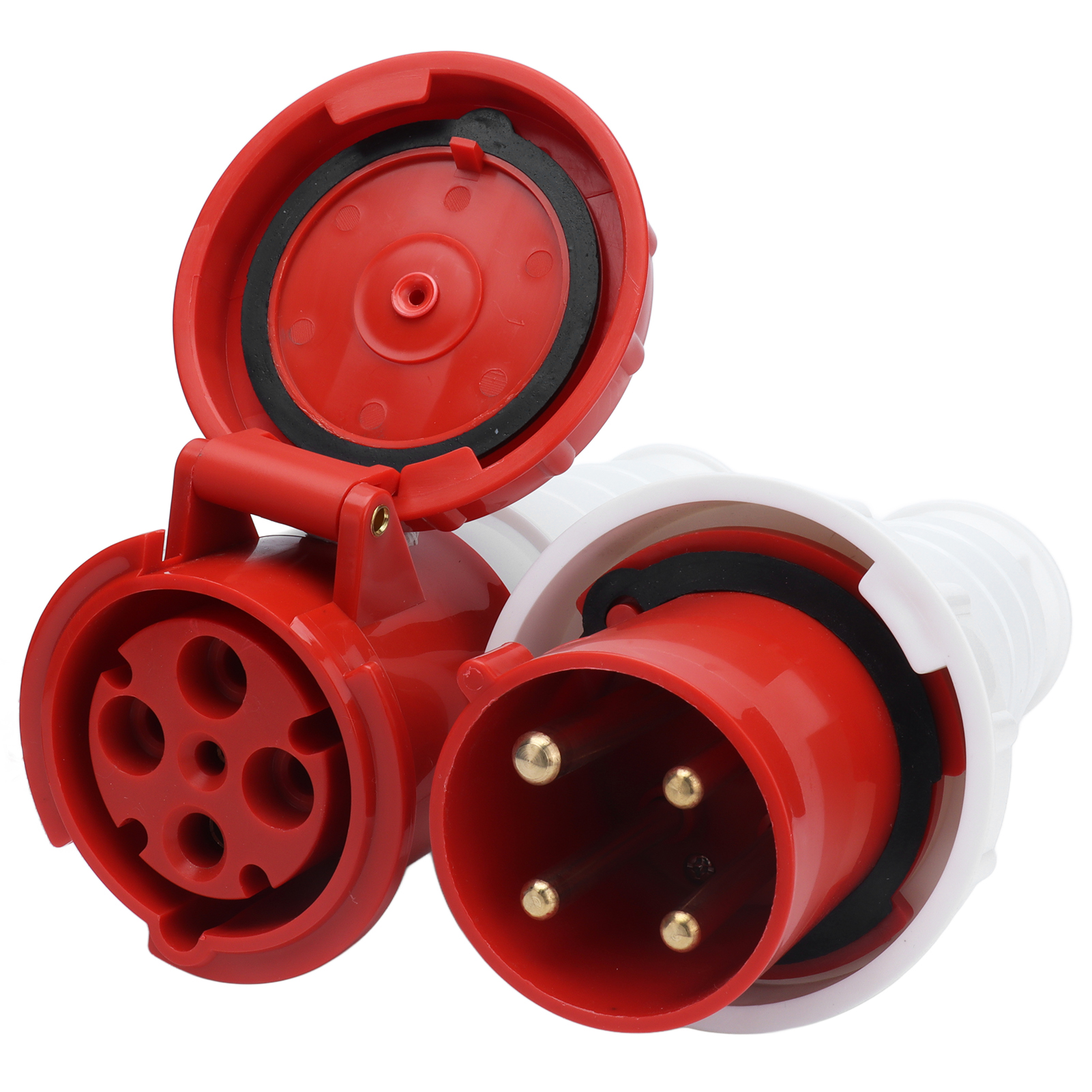 Ip67 Wasserdichter Industriestecker 63a 380v-415v 3-phasig 4-polig + Erde, 3p+e Flugzeugstecker Für Den Professionellen Einsatz.