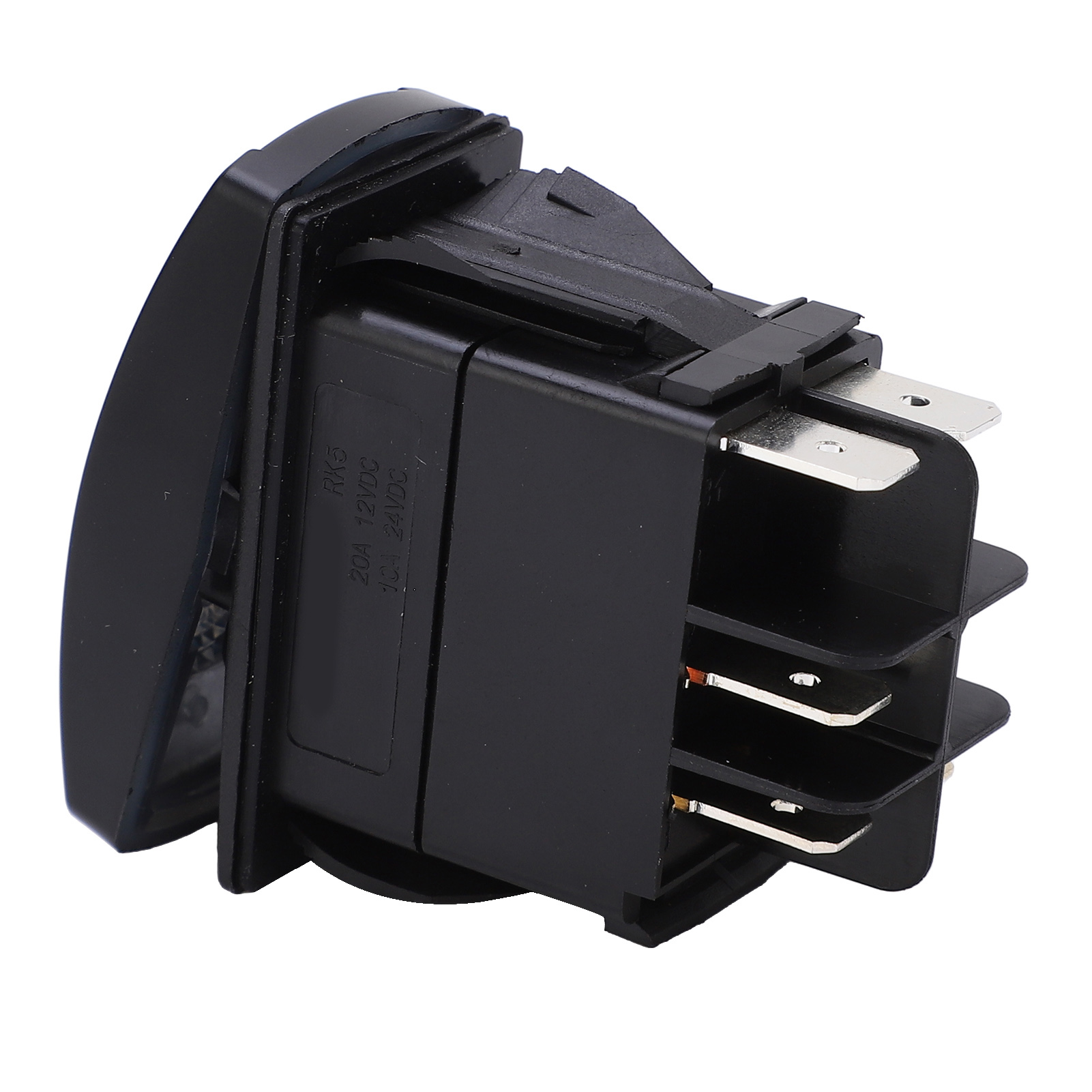 5-poliger Led-ein/aus-wippschalter, 12 V/24 V, -40 °c Bis 85 °c, Abs-lichtleistenknopf Für Boote, Lkws Und Yachten