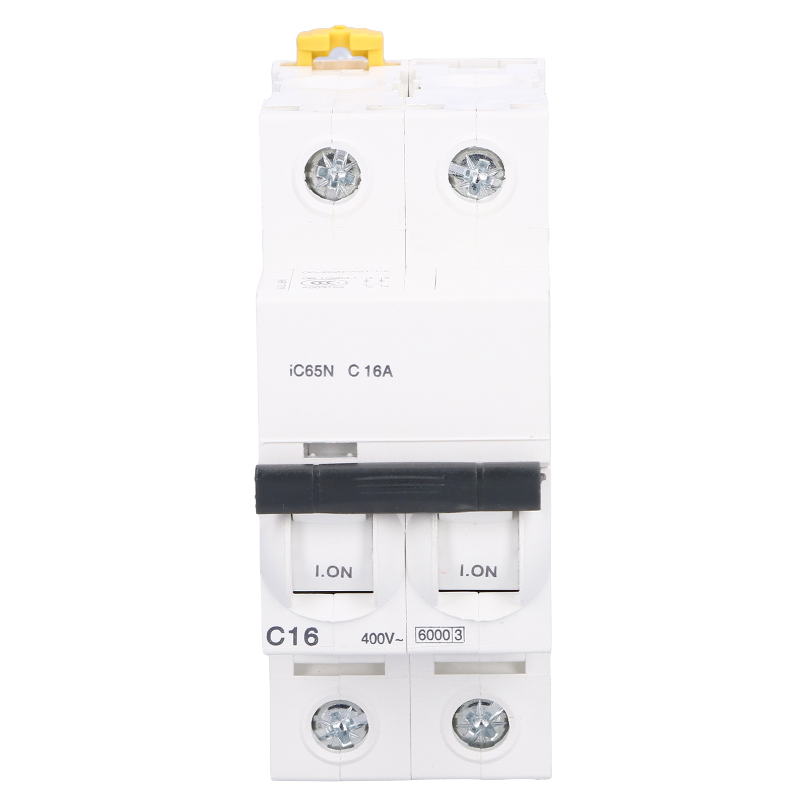 Modularer 2p 16a C-kurven-leistungsschalter Ic65n, 400v Ac Fehlerstromschutzschalter, Din-schiene, Überlast- Und Kurzschlussschutz.