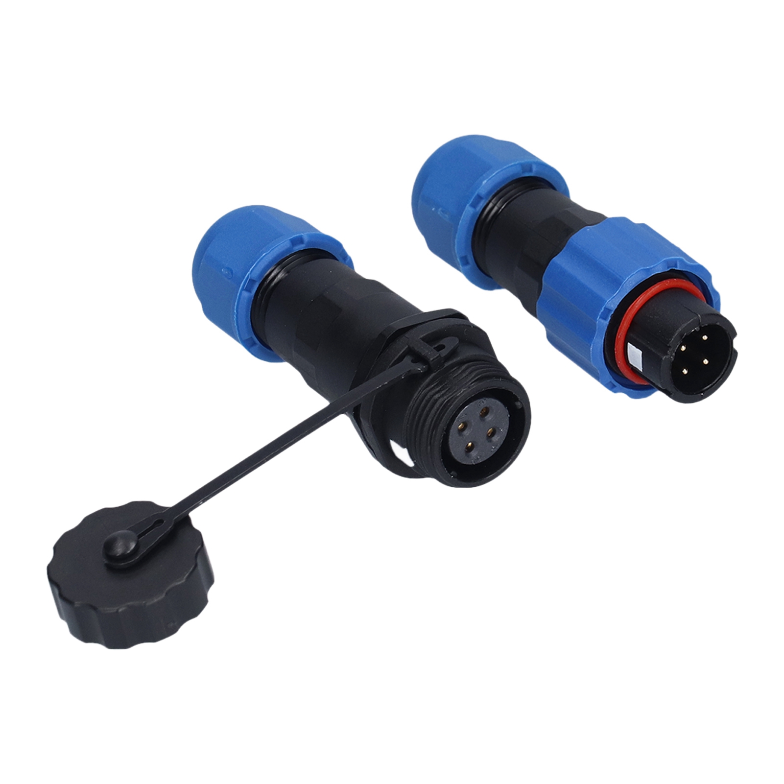 Luftfahrtstecker 4-polig 250v 5a, Schraubbuchse, Wasserdicht Und Korrosionsbeständig, Sichere Verbindung Für 1- Bis 7-polige Kabel, Robuster Avionikstecker.
