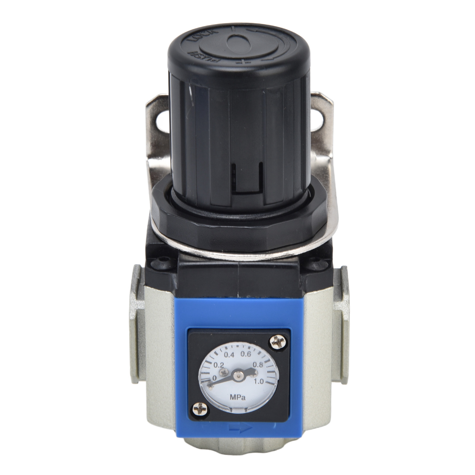 Druckregler Aus Aluminiumlegierung Für Luftkompressoren, Integriertes Manometer, Einstellventil 0,05–0,9 Mpa, Modell Gr300-08