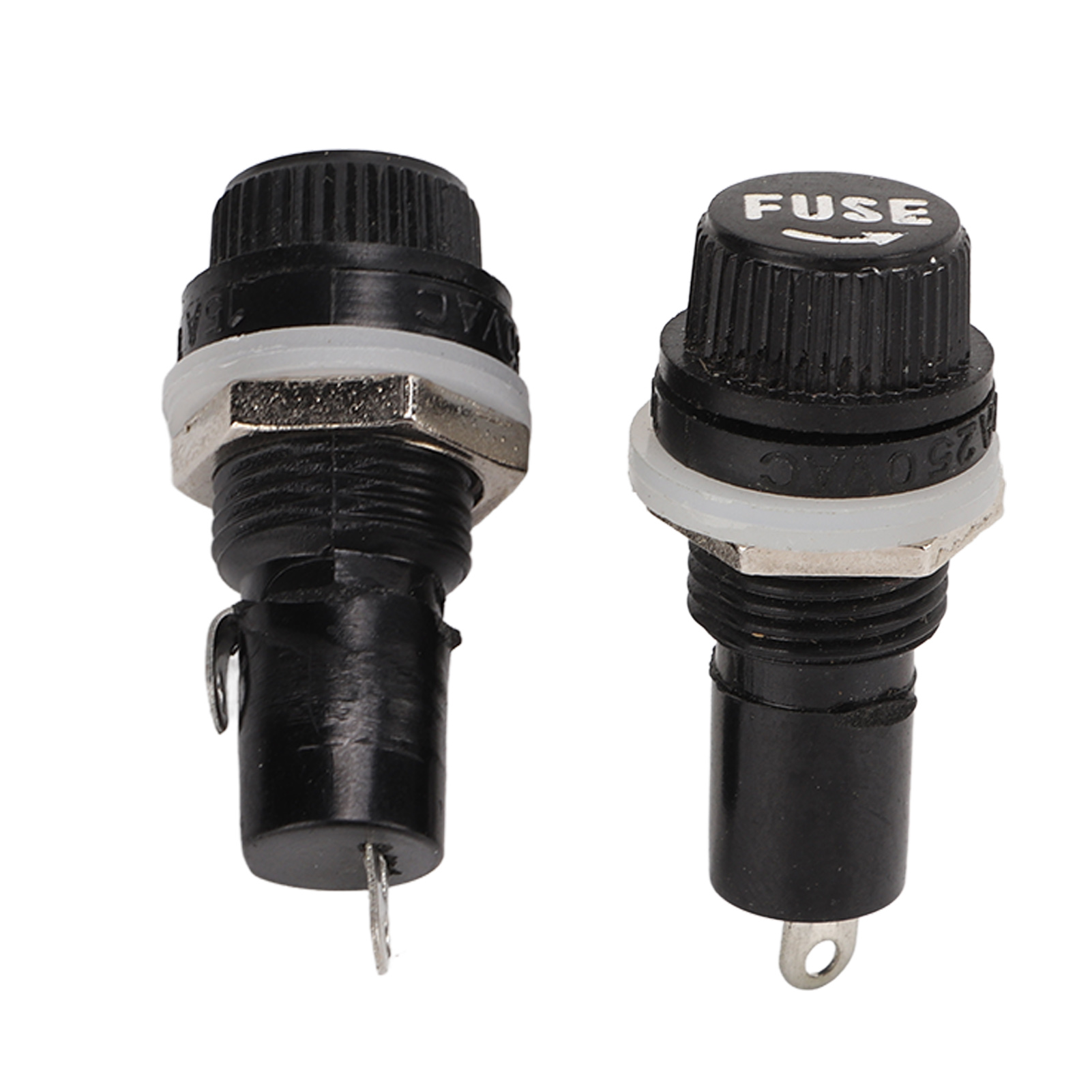 10a 250v 5x20mm Sicherungshalter, Packung Mit 100 Stück, Für Einbau In Schalttafeln, Für Elektronische Geräte Und Schweißmaschinen.