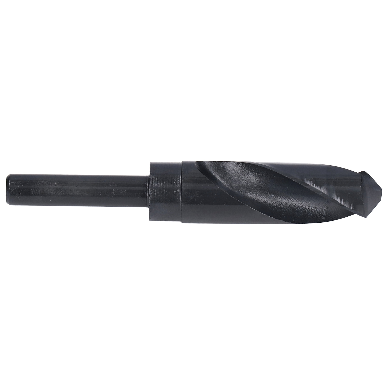 Hss-spiralbohrer 12,7 Mm, Zylindrischer Schaft, 25 Mm Schneide, Bohrwerkzeug Aus Hochleistungsschnellstahl, Schwarz