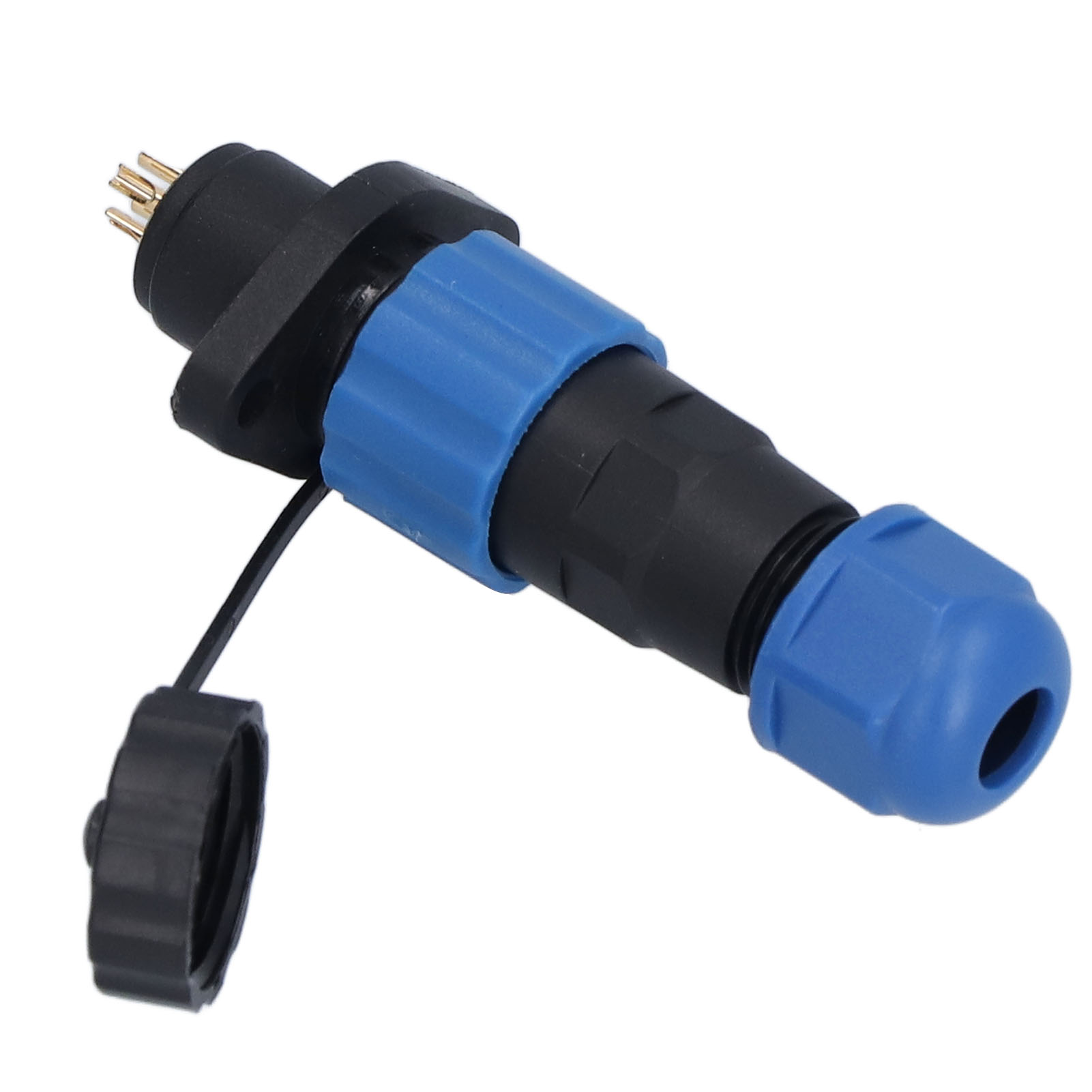 Ip68 Wasserdichter Industrie-steckverbinder Sp13, 4-polig, Flanschstecker (männlich/weiblich), Einbauversion, Luftfahrt-stromanschluss 250 V 5 A