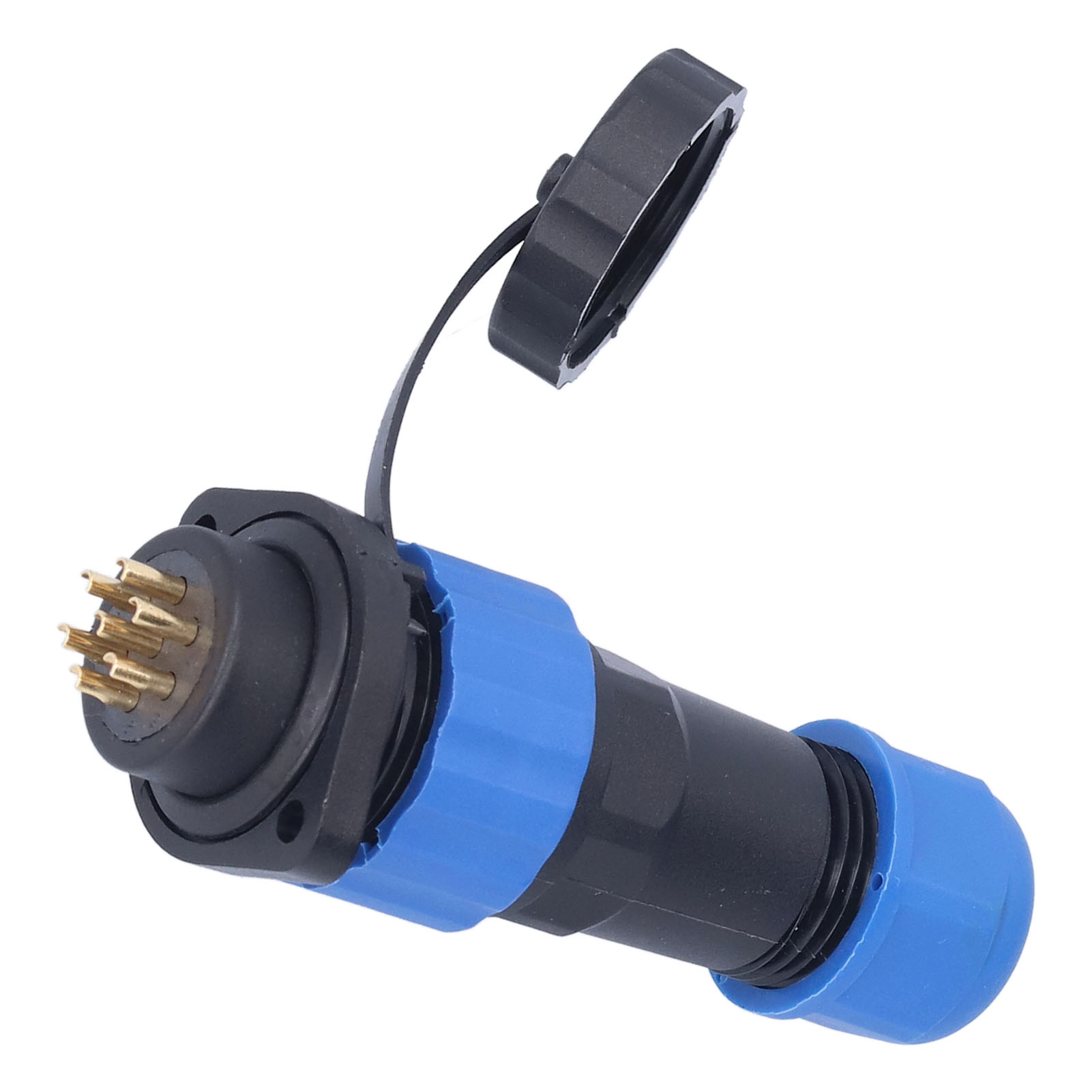 Ip68 Wasserdichter Elektrischer Steckverbinder, Industrieller Flanschstecker, Ac380v Sp207-adapter, 10a-stift Für Professionelle Anwendungen