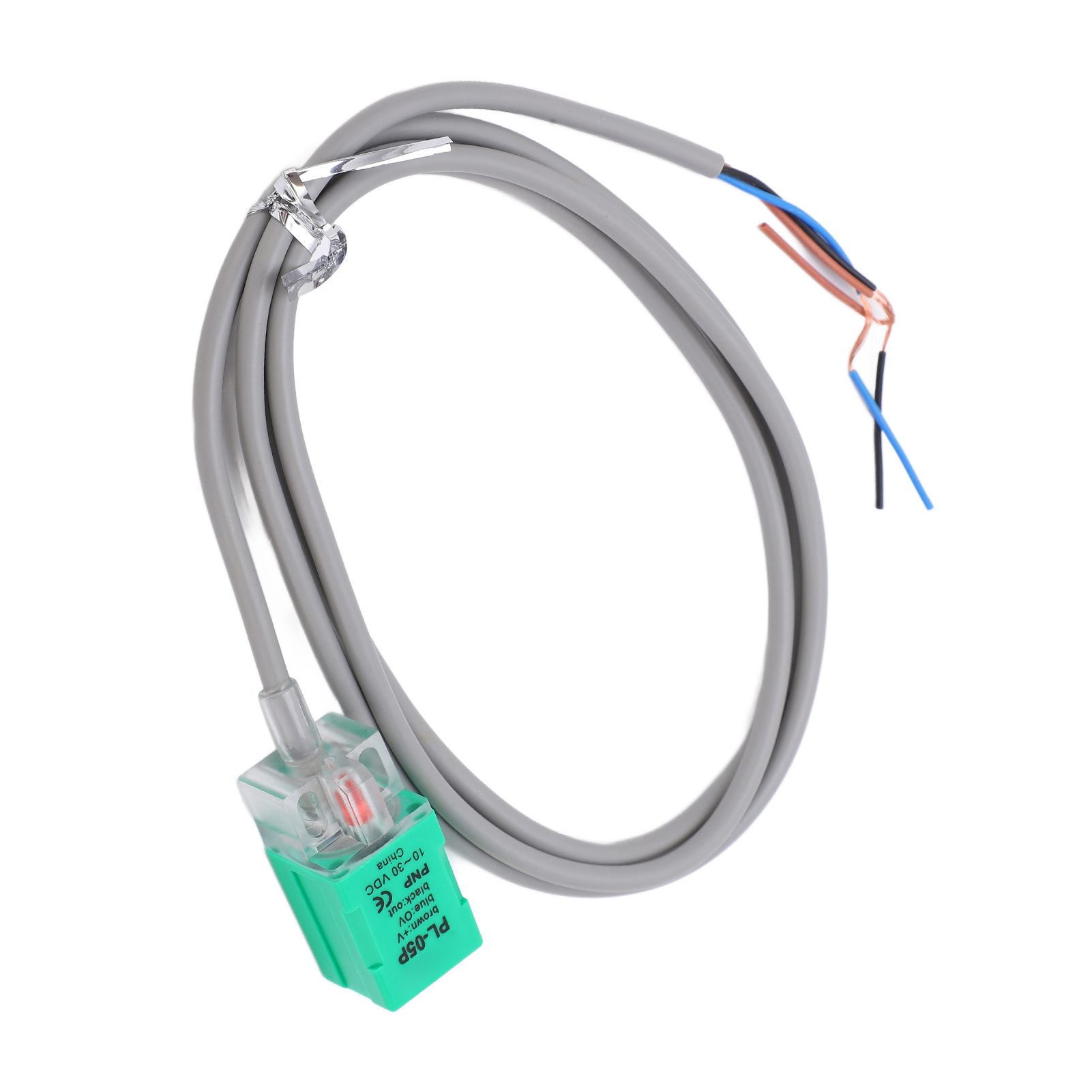Induktiver 3-draht-näherungsschalter (5 Mm), Berührungslose Detektion Für Industrieanlagen, Dc 10–30 V, Pnp-sensor Pl-05p