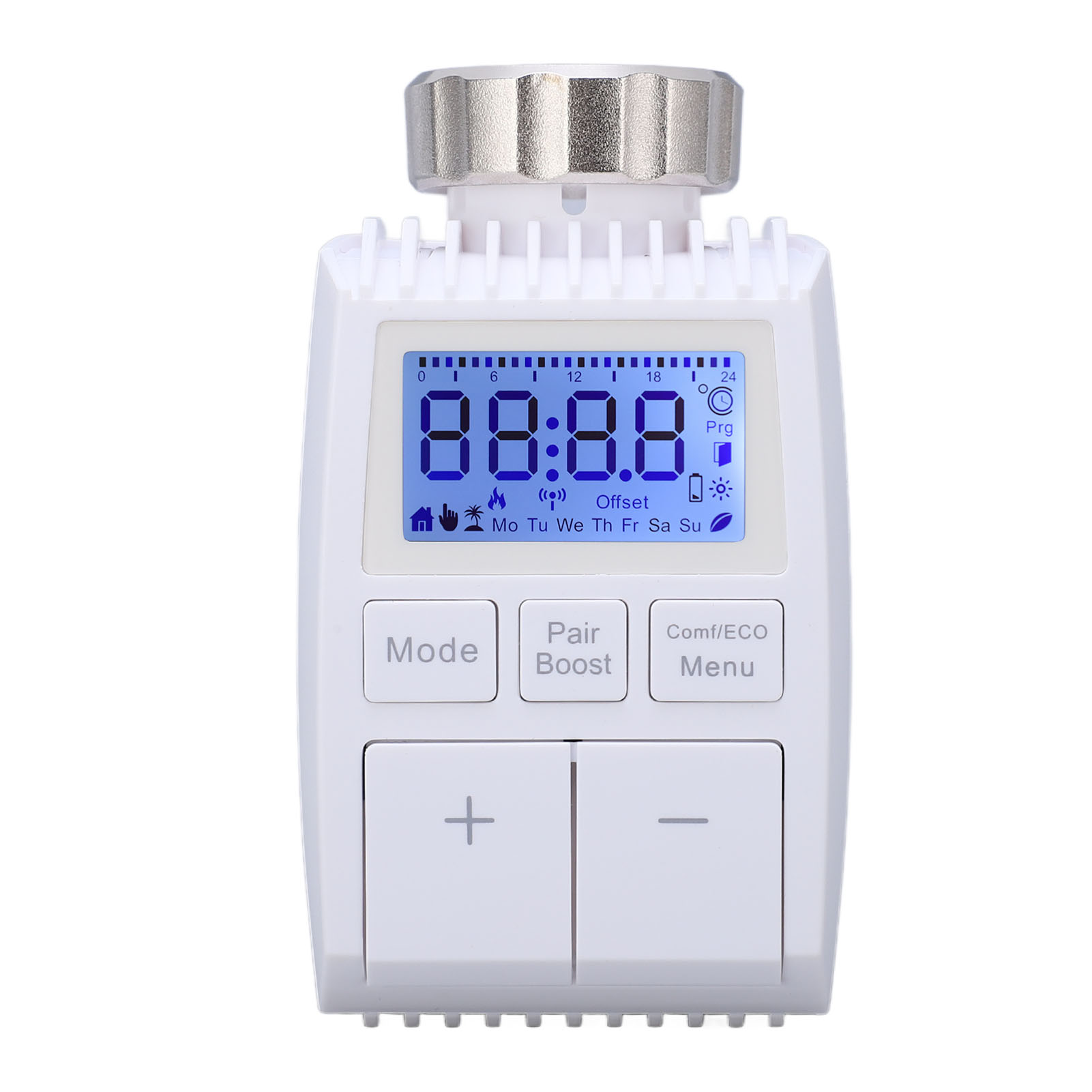 Intelligenter Heizkörperthermostat, Drahtloses Abs-heizungsventil, Einstellbare Temperaturregelung, Smart-home-kompatibel