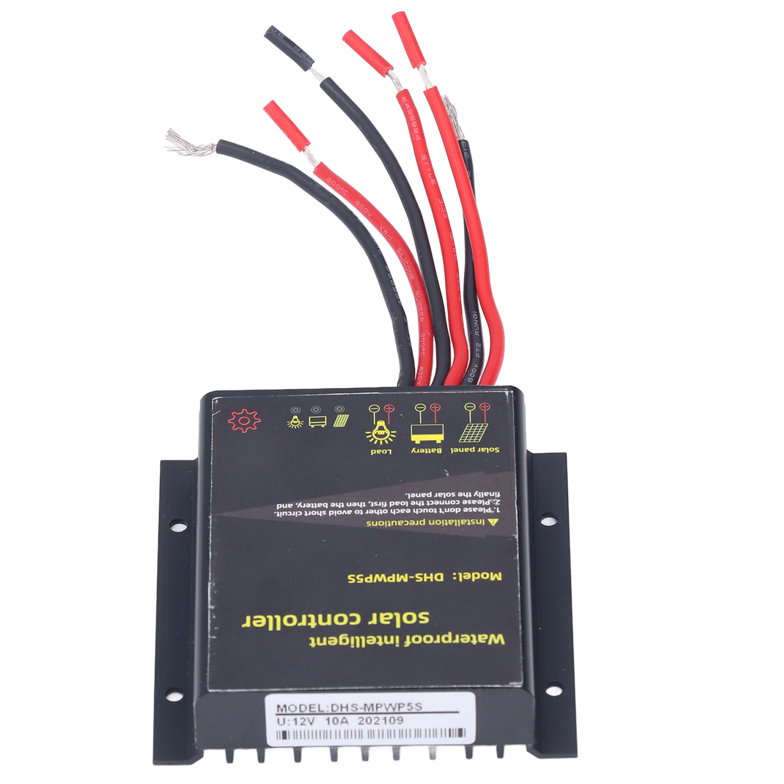 Wasserdichter 12v 10a Smart Mppt Solar-laderegler, Batterieschutz, Regler Für Solarmodule Dhsmpwp5s