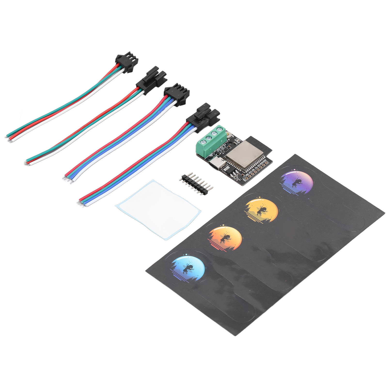 Intelligentes Wlan-led-steuermodul, Diy-leiterplatte, Usb-c-schnittstelle, Dimmer Für Lichtleisten, Kompatibel Mit Hausautomation, Drahtloser Controller