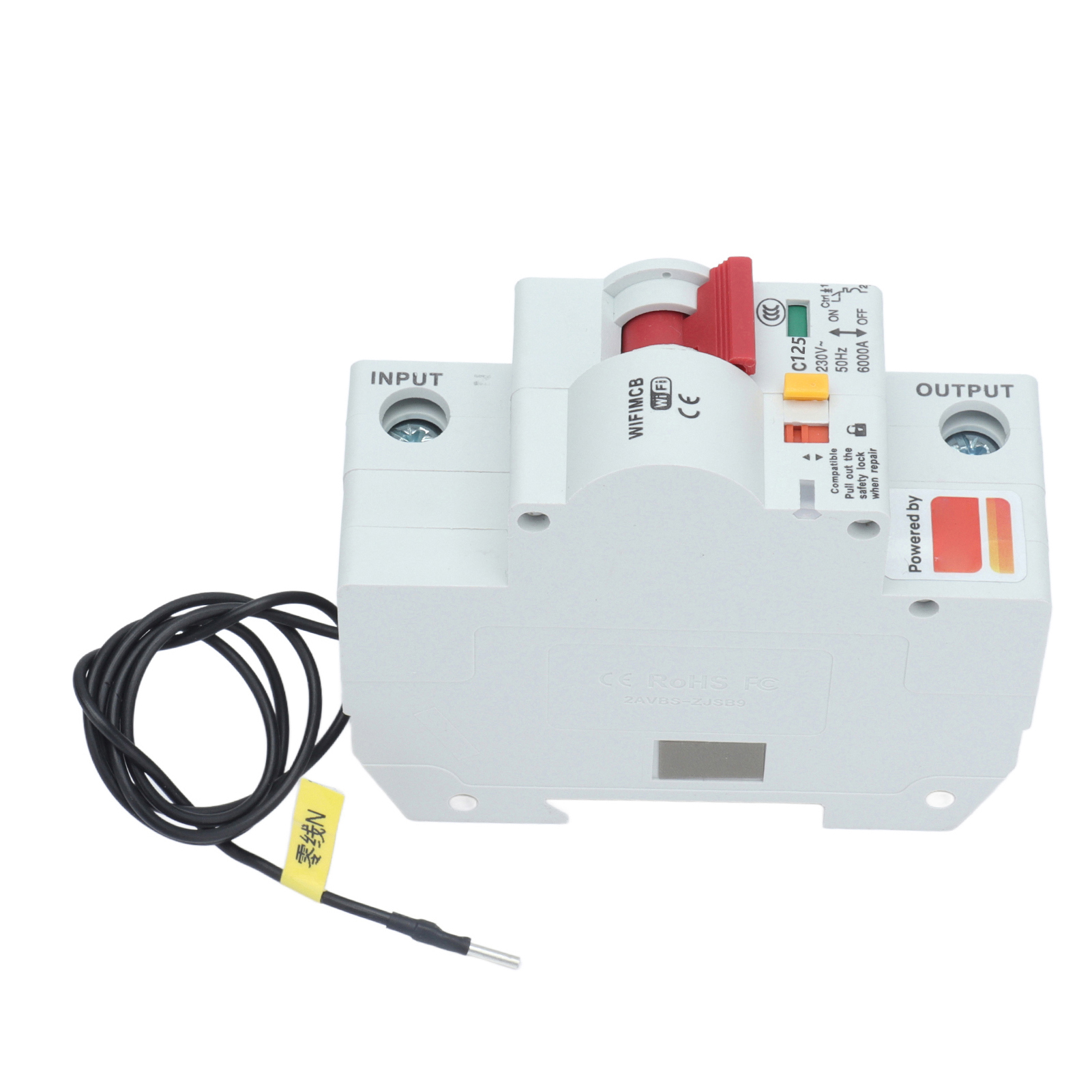 Intelligenter Wlan-1p-bluetooth-leistungsschalter, Fernschalter, Feuerfestes Gehäuse, Ac 220 V 125 A, Stromkreisschutz