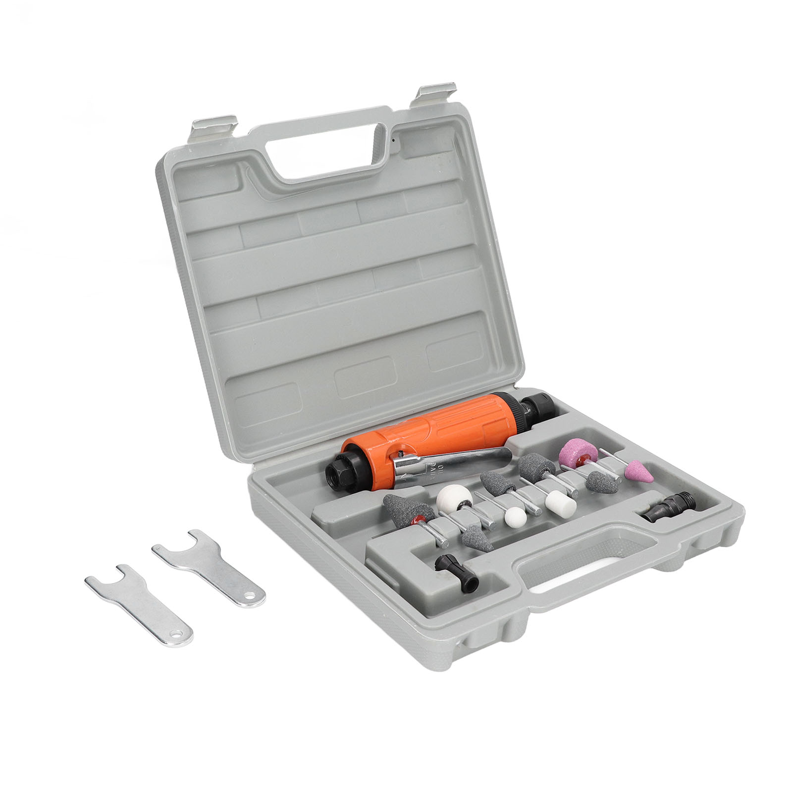 Mini-druckluftschleifer 1/4 Zoll 22000 U/min, Tragbares Druckluft-geradschleifer-set, Mehrzweck-schleifwerkzeug.