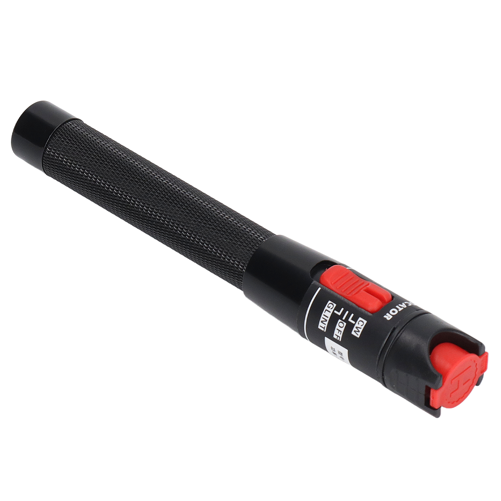 Schwarzer Glasfasertester, 50-mw-sichtfehlerortungsgerät, Leuchtend Roter Stift, Ergonomischer, Rutschfester Griff, Ht 50 Netzwerkdiagnosegerät