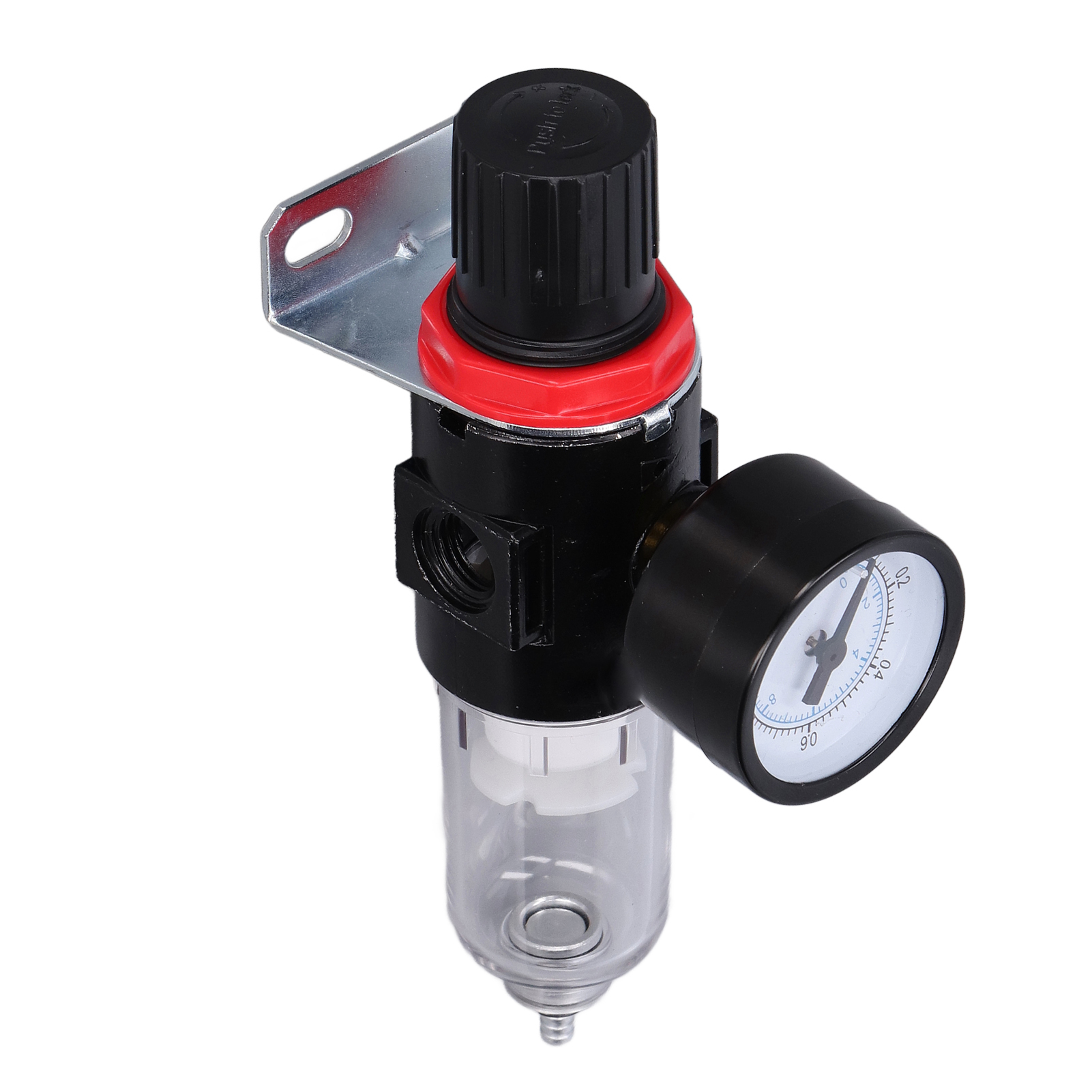 Pneumatischer Reglerfilter Aus Aluminiumlegierung, Öl-wasser-abscheider Mit Ablassventil, Druckregler Aus Edelstahl, Pc Abs, Druckminderer Für Druckluft