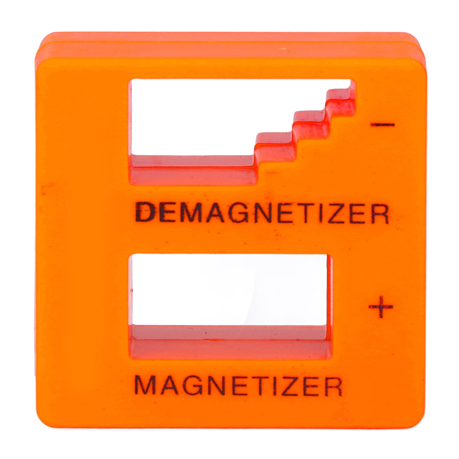 Tragbarer Abs-magnetisierer/entmagnetisierer Für Schraubendreherbits, Schrauben, Muttern, Spitzzangen, Orange, Präzisionsmagnetwerkzeug