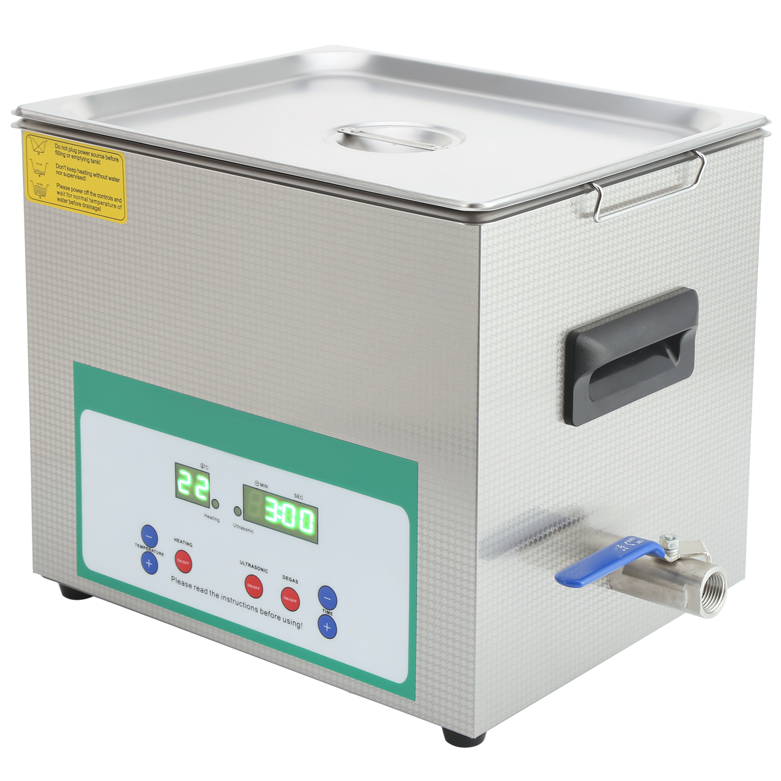 10-liter-ultraschallreiniger (240 W), Ultraschall-reinigungstank Für Kleinteile, Timer, Reinigungsgerät Dk-410ht, Eu-stecker (200–240 V, 50 Hz)