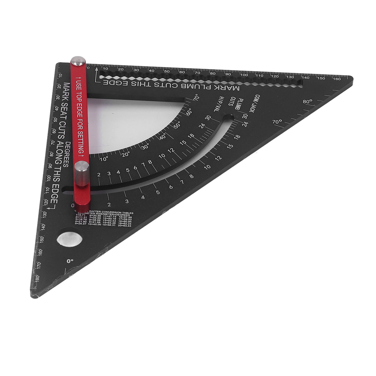 Dreieckiger Schreinerwinkel Mit Verstellbarem Winkelmesser, Markierungswerkzeug Für Schreiner, Rechtwinkliger Winkel, Präzise Messung