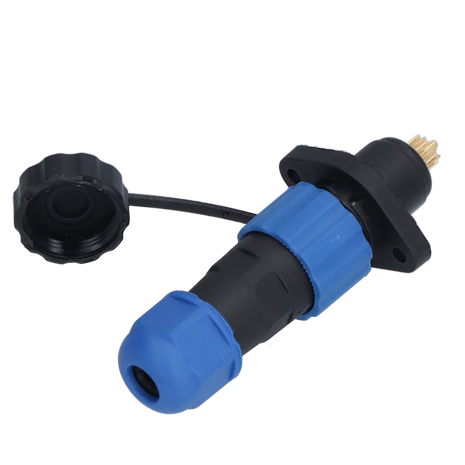 Sp13 7-poliger Industrie-steckverbinder, Ip68 Wasserdicht, Flanschstecker (männlich/weiblich), Für Schalttafelmontage, Luftfahrt, 250 V, 5 A