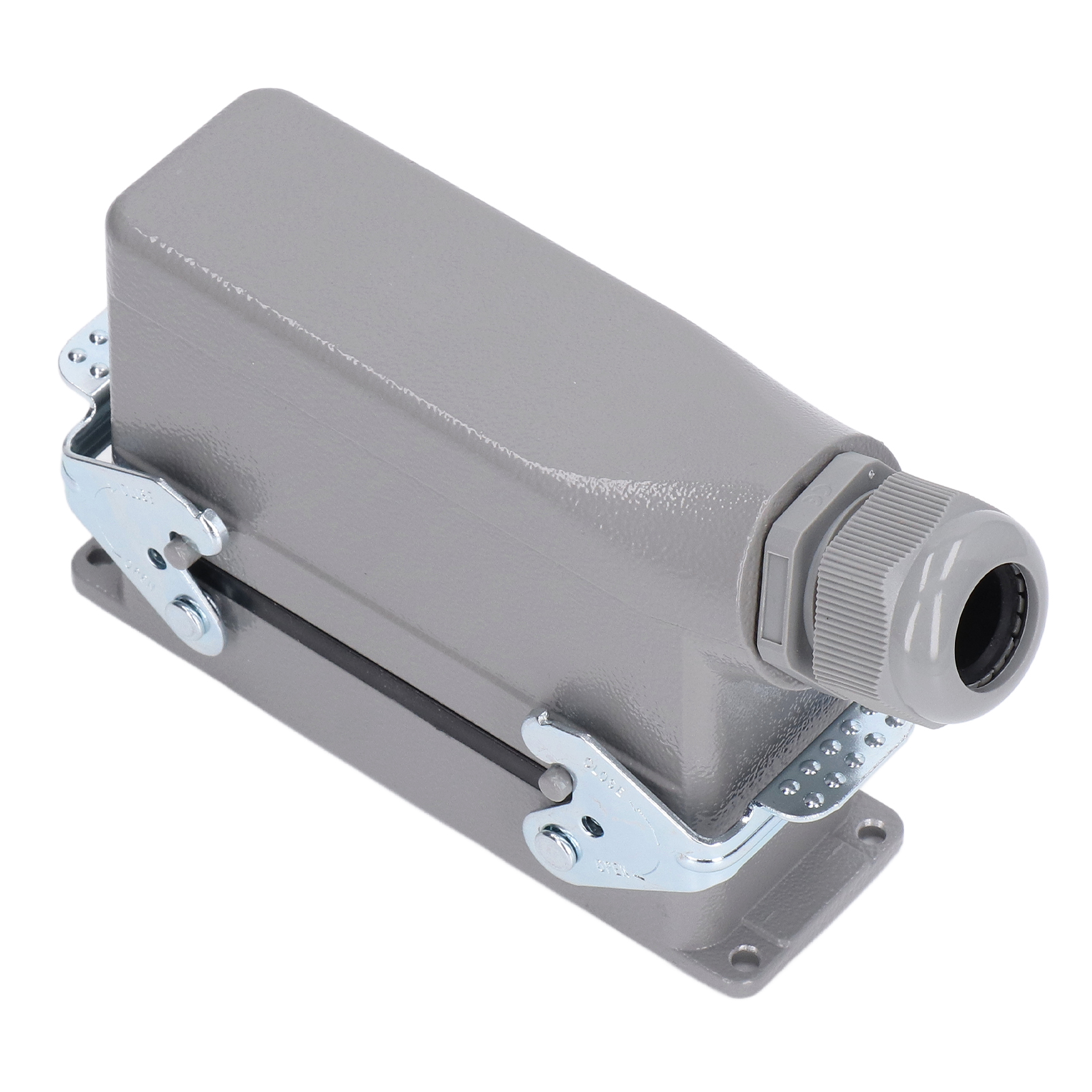 Hdche0241pg21 16a 500v Wasserdichter Rechteckiger Industriestecker Für Hohe Belastungen, Ip67, Robustes Netzteil