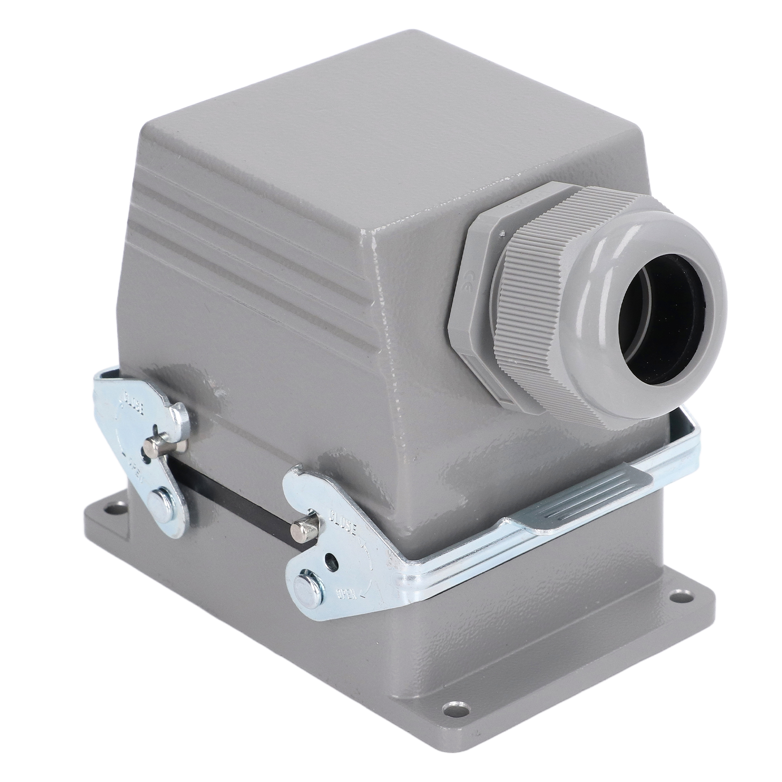 16a 500v Hdc-he-032-1-pg29 Rechteckiger Wasserdichter Industriestecker, Hochleistungs-elektrostecker, Ip68, Pg29-montage