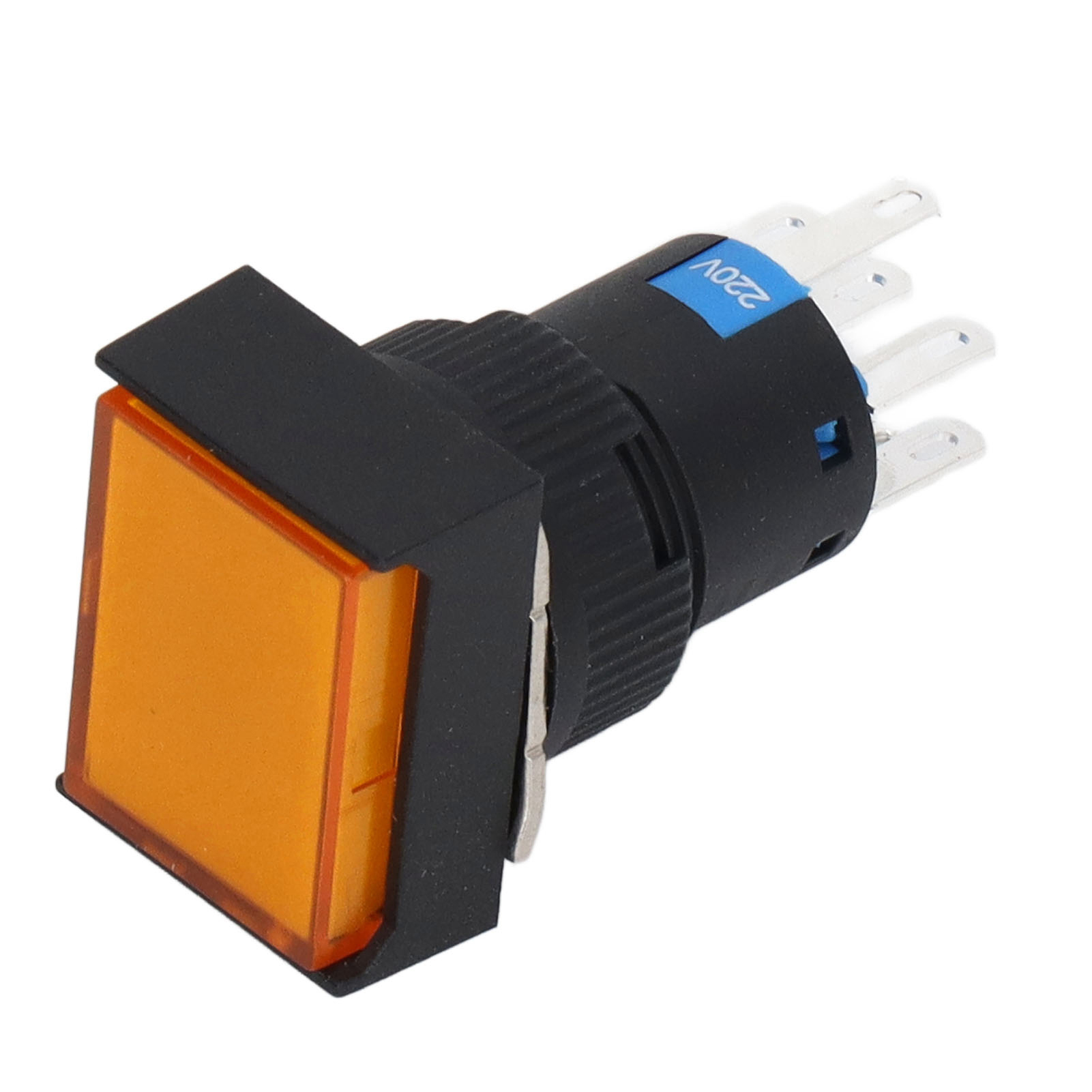 25-teiliger Selbstrückstellender Drucktaster, 6-poliger Rechteckiger Abs-momentanschalter, 220 V, Mit Unterlegscheibe