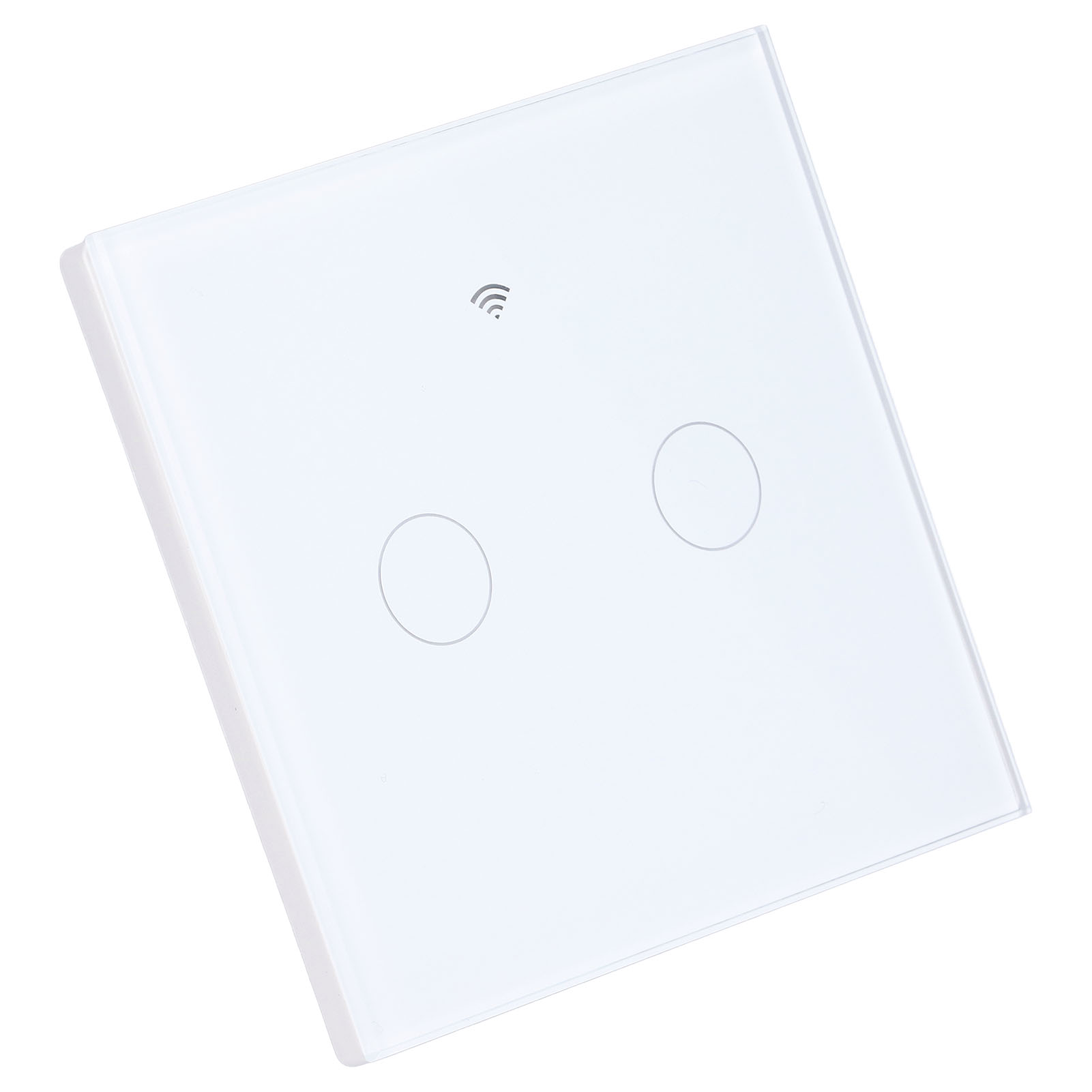 Tuya 2-draht-wlan-smart-wandschalter Ohne Neutralleiter, Eu-standard 80–260 V Ac, Weiß, App-kompatibel, Bidirektional