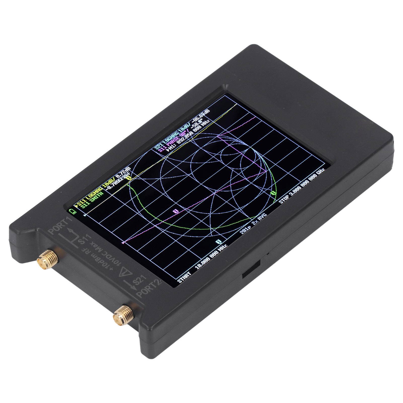 Tragbarer Vektornetzwerkanalysator 50 Khz–6,3 Ghz, Hf-, Vhf- Und Uhf-antennen-vna-tester, Frequenz- Und Impedanzmessung, Professionelles Hf-diagnosegerät