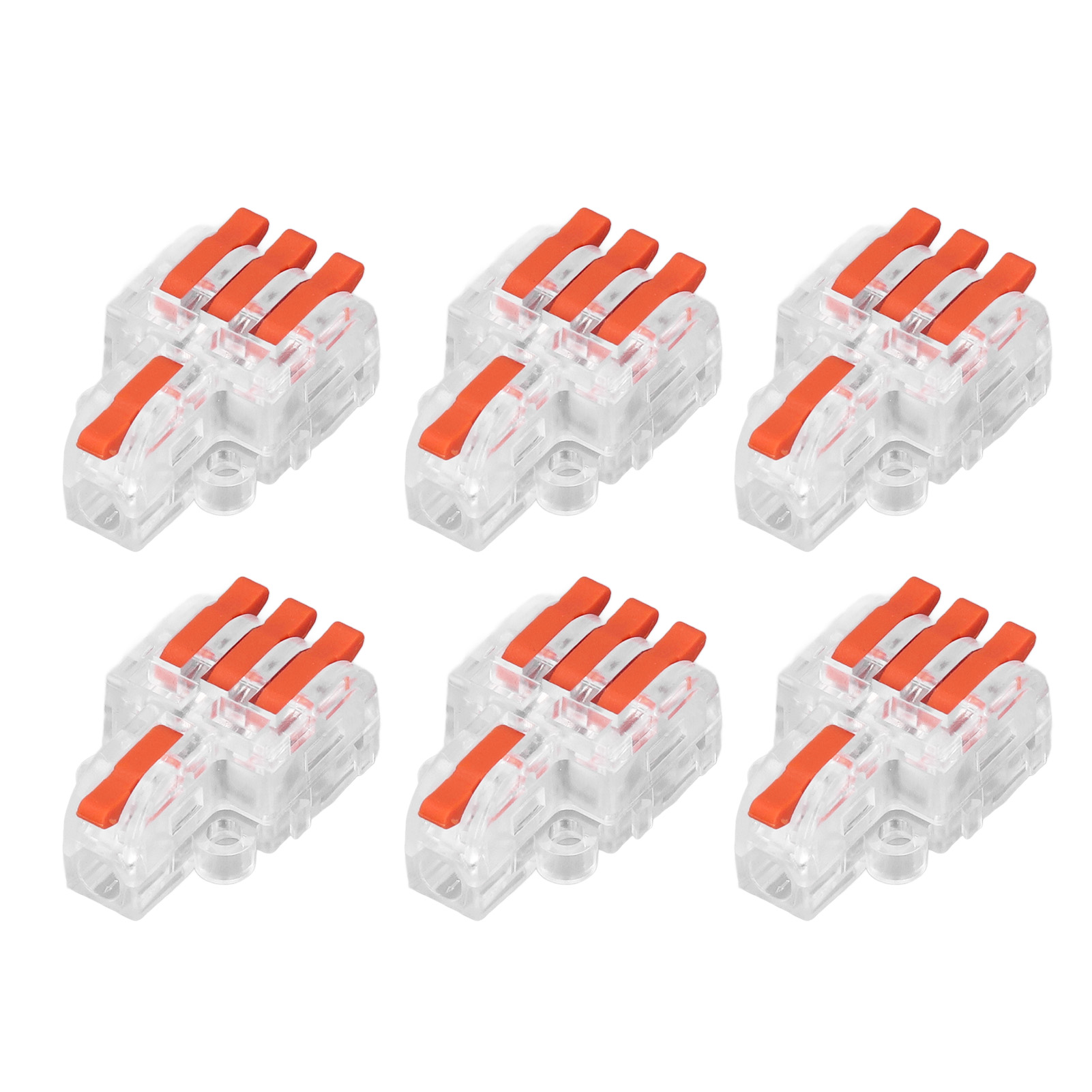 15-teiliger Elektrischer Steckverbinder, Transparenter Schnellverschluss-klemmenblock, Df-13 Druckknopf-kompaktstecker, Leiterdraht