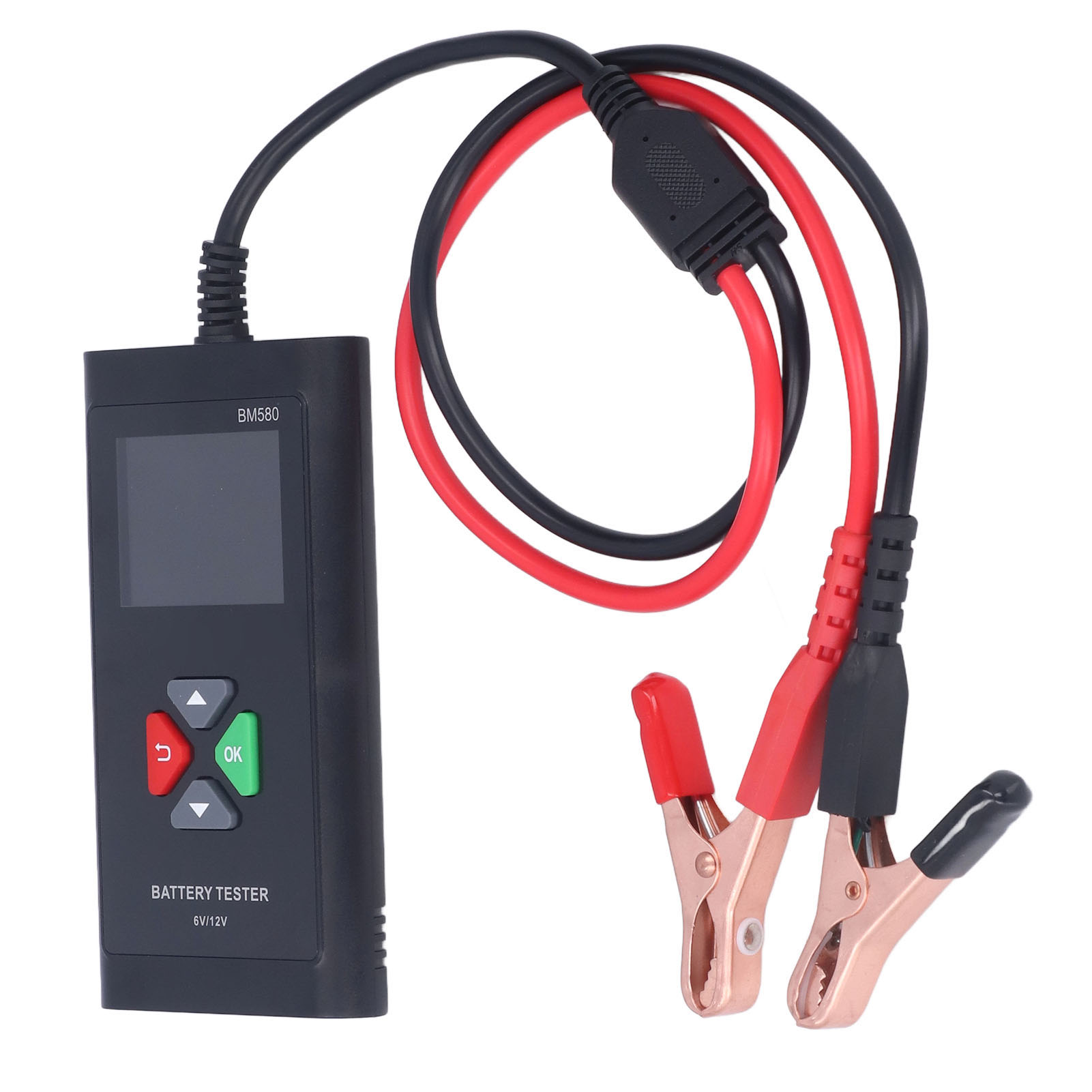 Tragbarer 6v/12v-batterietester, Industrieller Kfz-batterieanalysator Mit 2,4-zoll-farb-tft-bildschirm