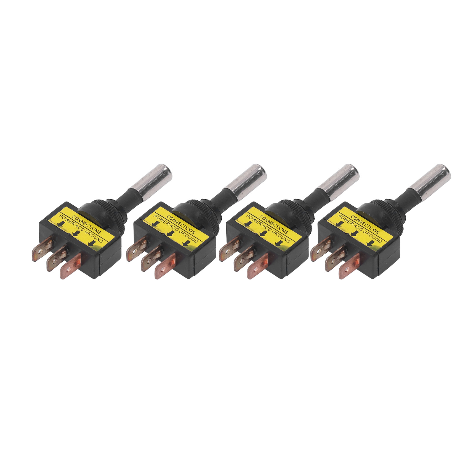 Rot Beleuchteter Wippschalter Ein/aus 12v 20a 3-polig 12mm Für Auto, 4er-pack