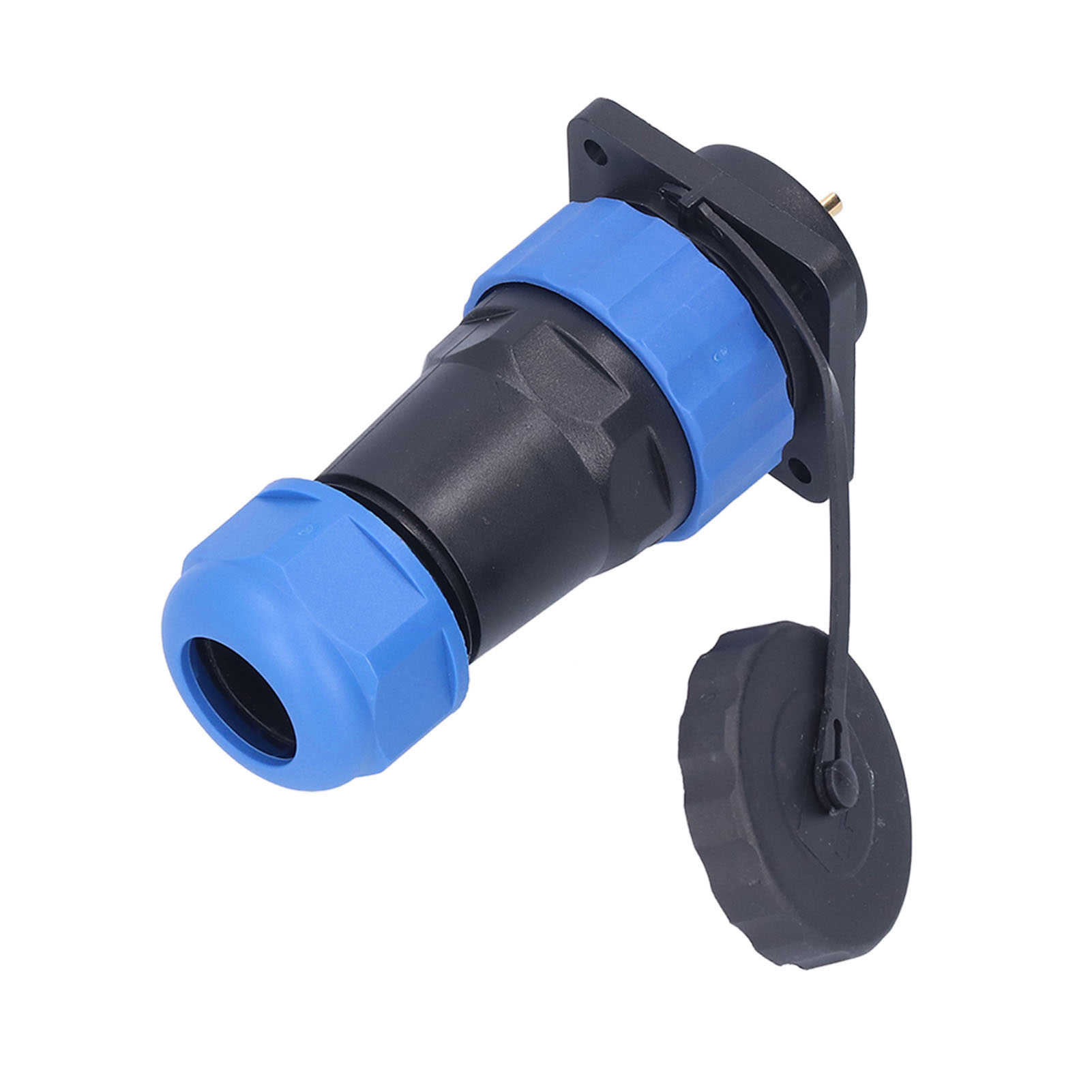 Wasserdichter 4-poliger Vierkantstecker (männlich/weiblich) Für Flugzeugstrom, Wechselstrom 380 V, 25 A, Sp283, 3-poliger Stecker