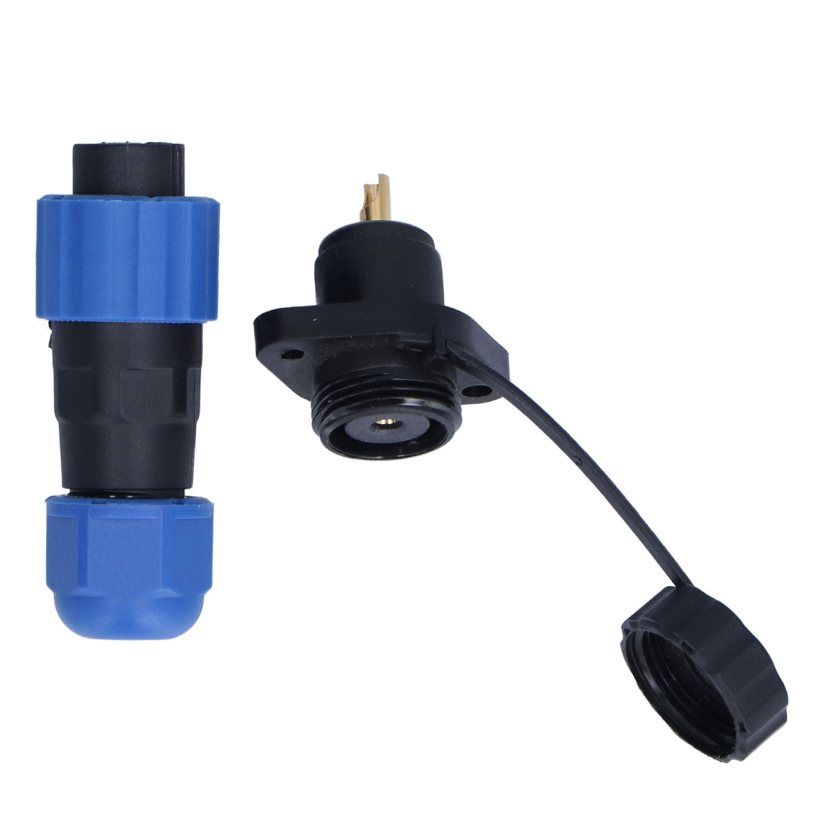 Ip68 Wasserdichter Industriestecker Sp13, 1-polig, Flanschstecker (weiblich/männlich), Avionik, 380 V, 25 A, Einbau