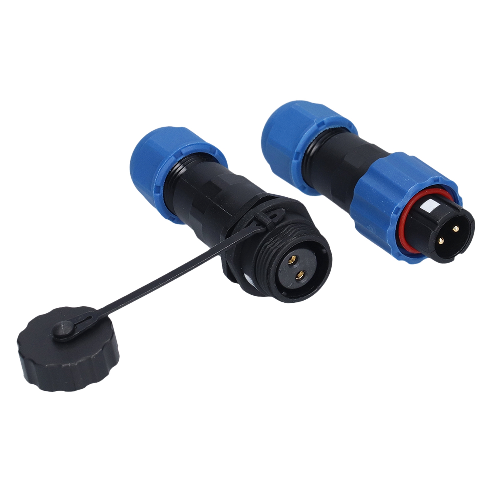 2-poliger Flugzeugstecker 380 V 10 A, 1- Bis 7-poliger Kabelstecker, Korrosionsbeständig, Robuste Verbindung, Luftfahrtkabelstecker
