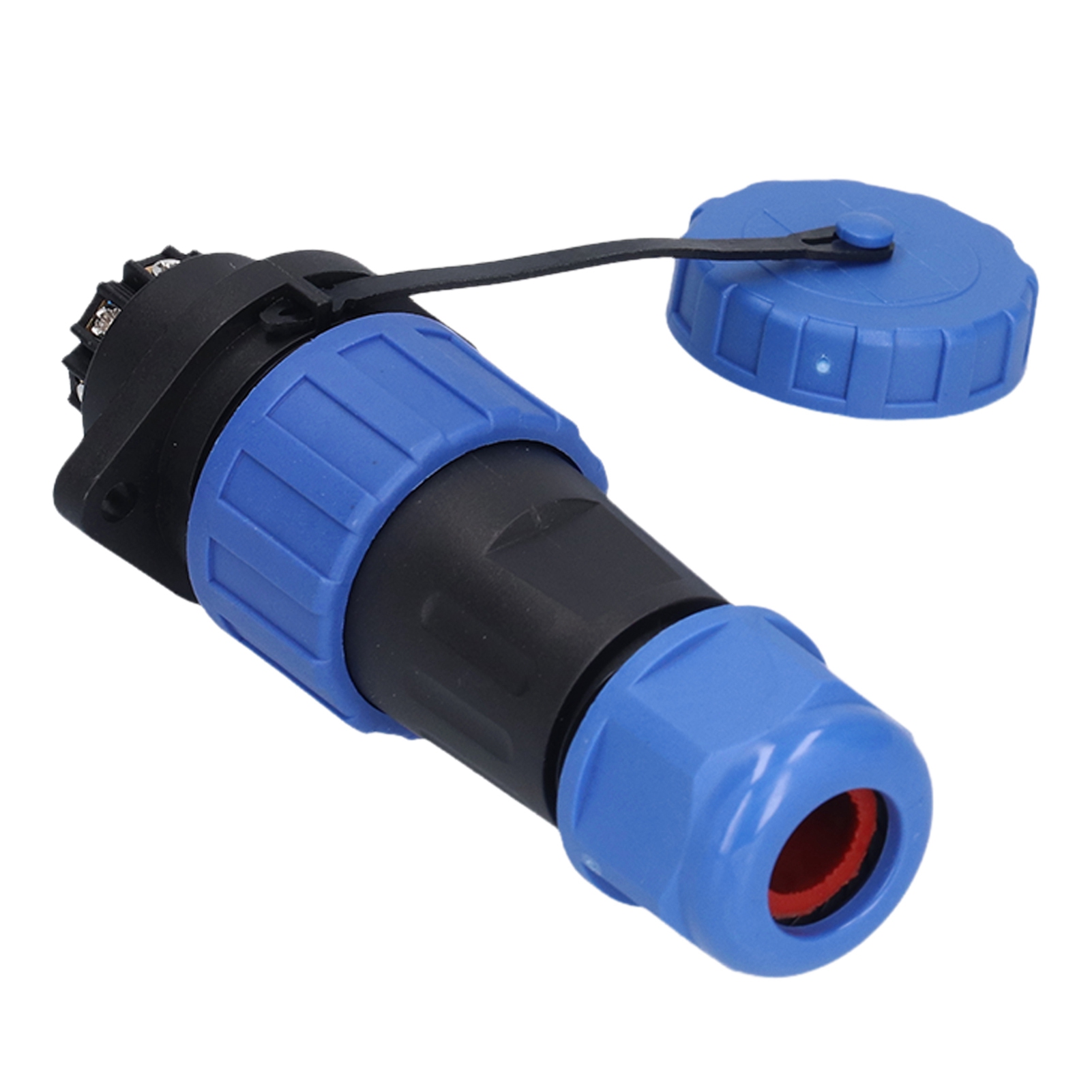 Wasserdichter Lp20-flansch-flugzeugstecker, 250 V, 7-poliger Stecker Und Buchse, Hochleistungsnetzteil