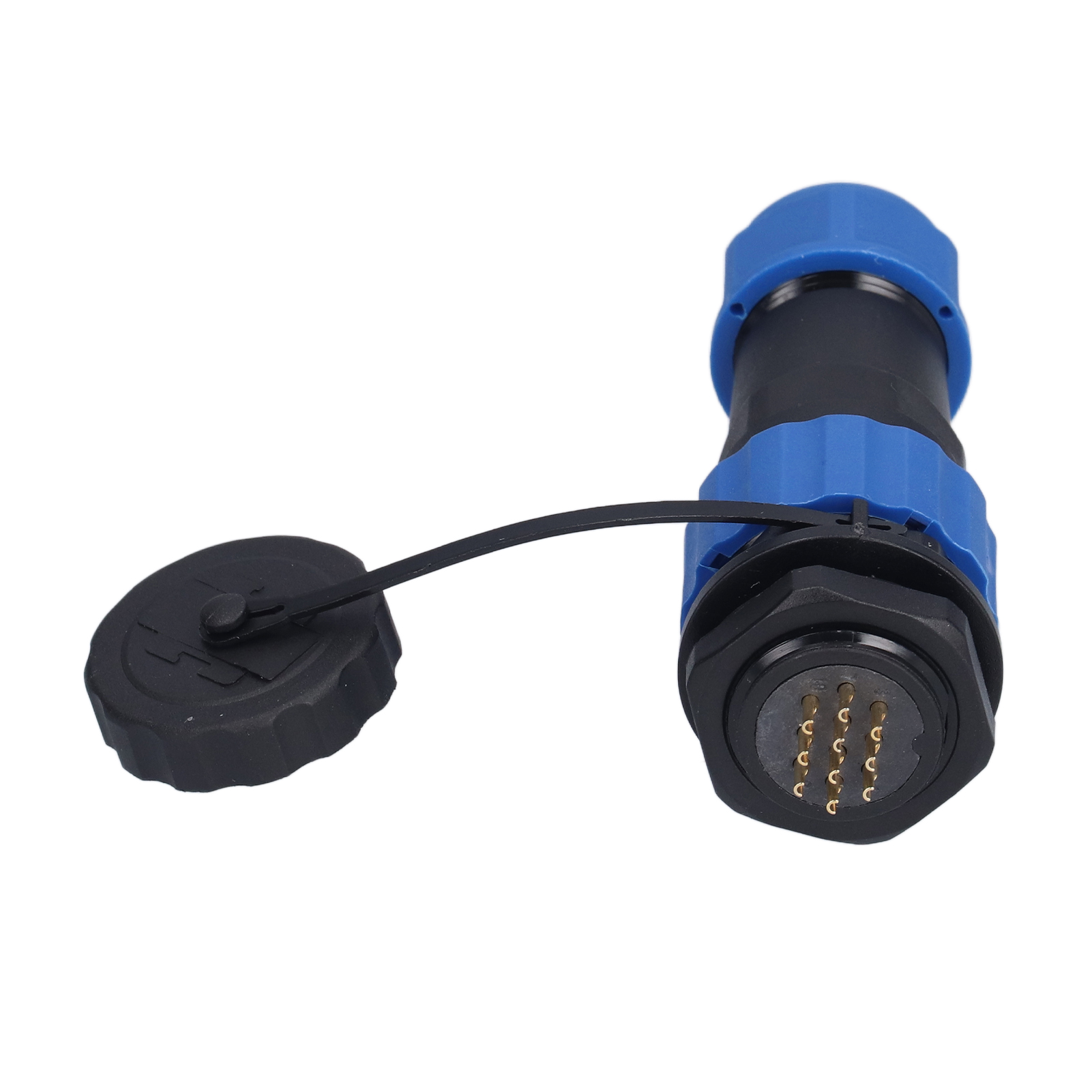 Wasserdichter Stecker Ip68, Sp2010 5a 250v Luftfahrtstecker, Stecker/buchse, Rückseitige Mutter, 2-poliger Lötanschluss