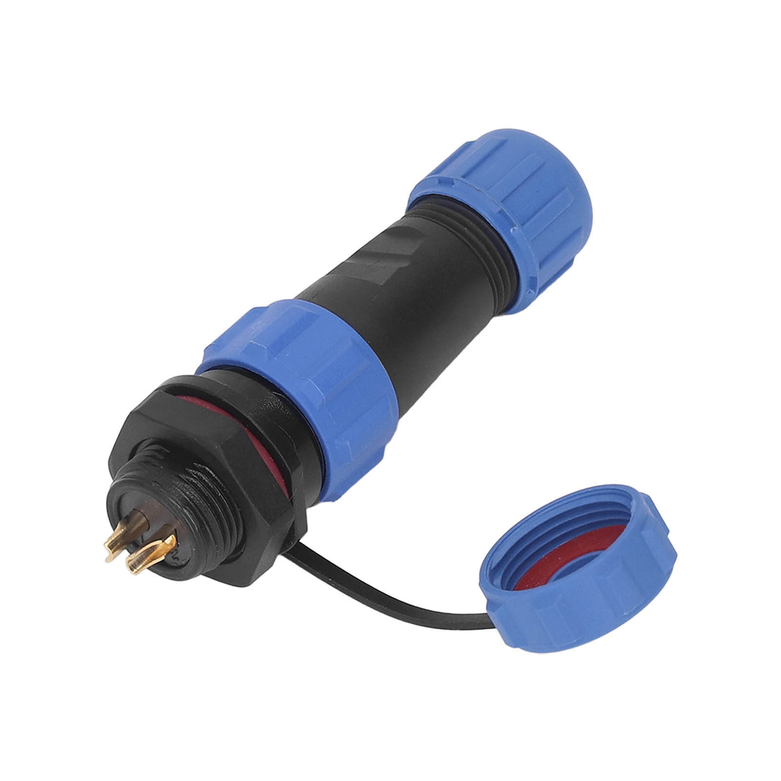 Ip68 Sp13 2-poliger Wasserdichter Elektrischer Steckverbinder, Schraubstecker Für Flugzeuge, Wasserdichte Kabelverschraubung, Draht-zu-draht-steckverbinder, Stecker-buchse-paar.