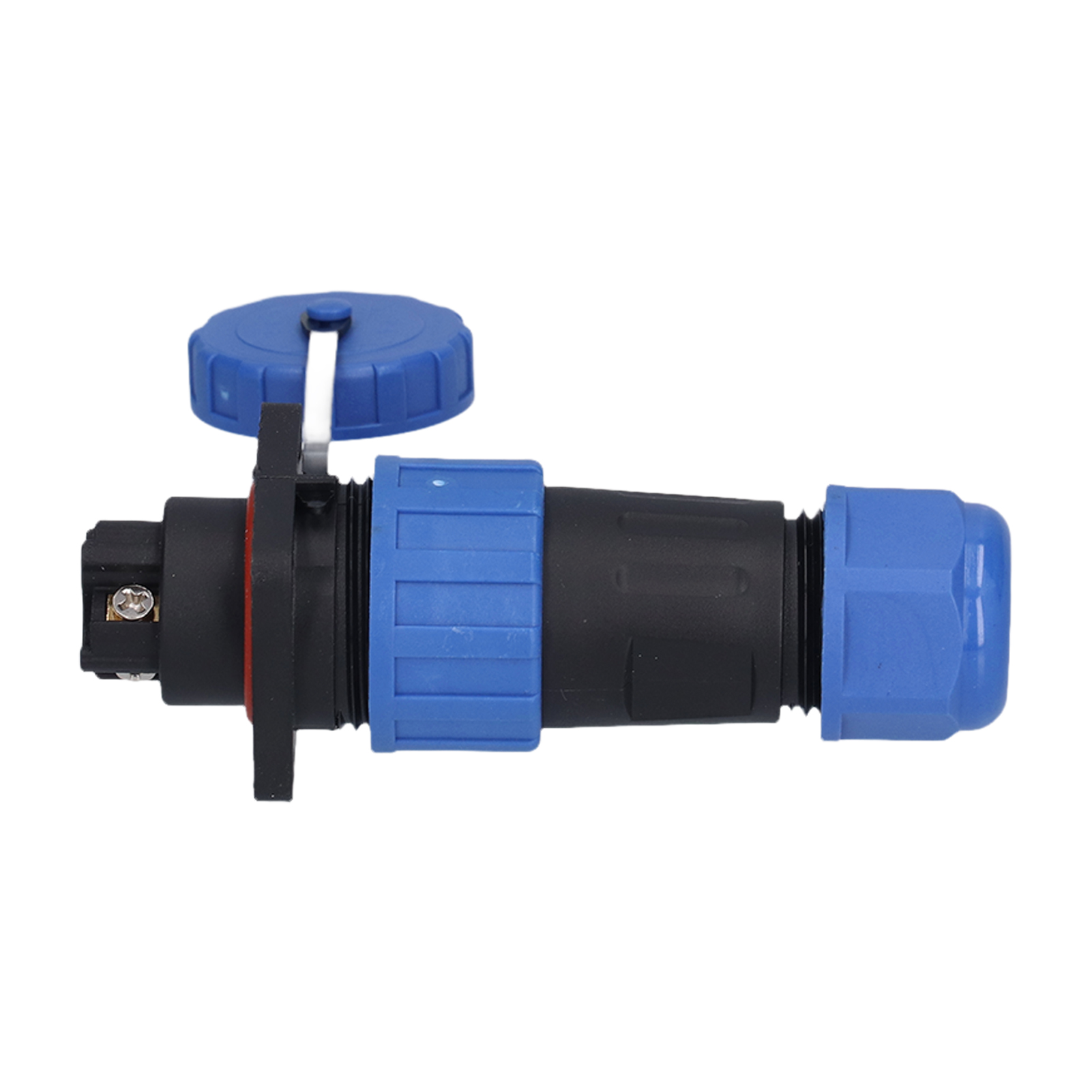 Ip68 Wasserdichter Industriestecker Mit 4-poligem Vierkant-schraubstecker, 250-v-flugzeugadapter