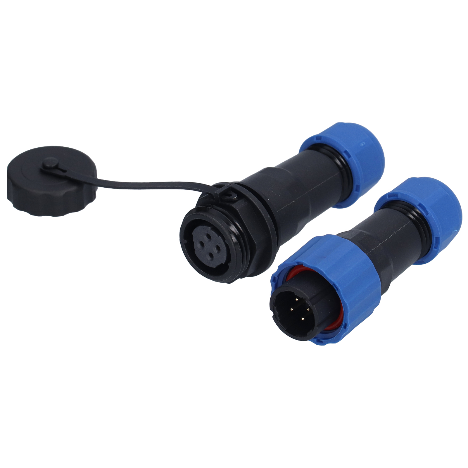4-poliger, Wasserdichter 250v 5a Flugzeugstecker, Wasserdichter Elektrischer Stecker, Oxidationsbeständig, Stabile Verbindung, Ip67, Für Den Außeneinsatz.