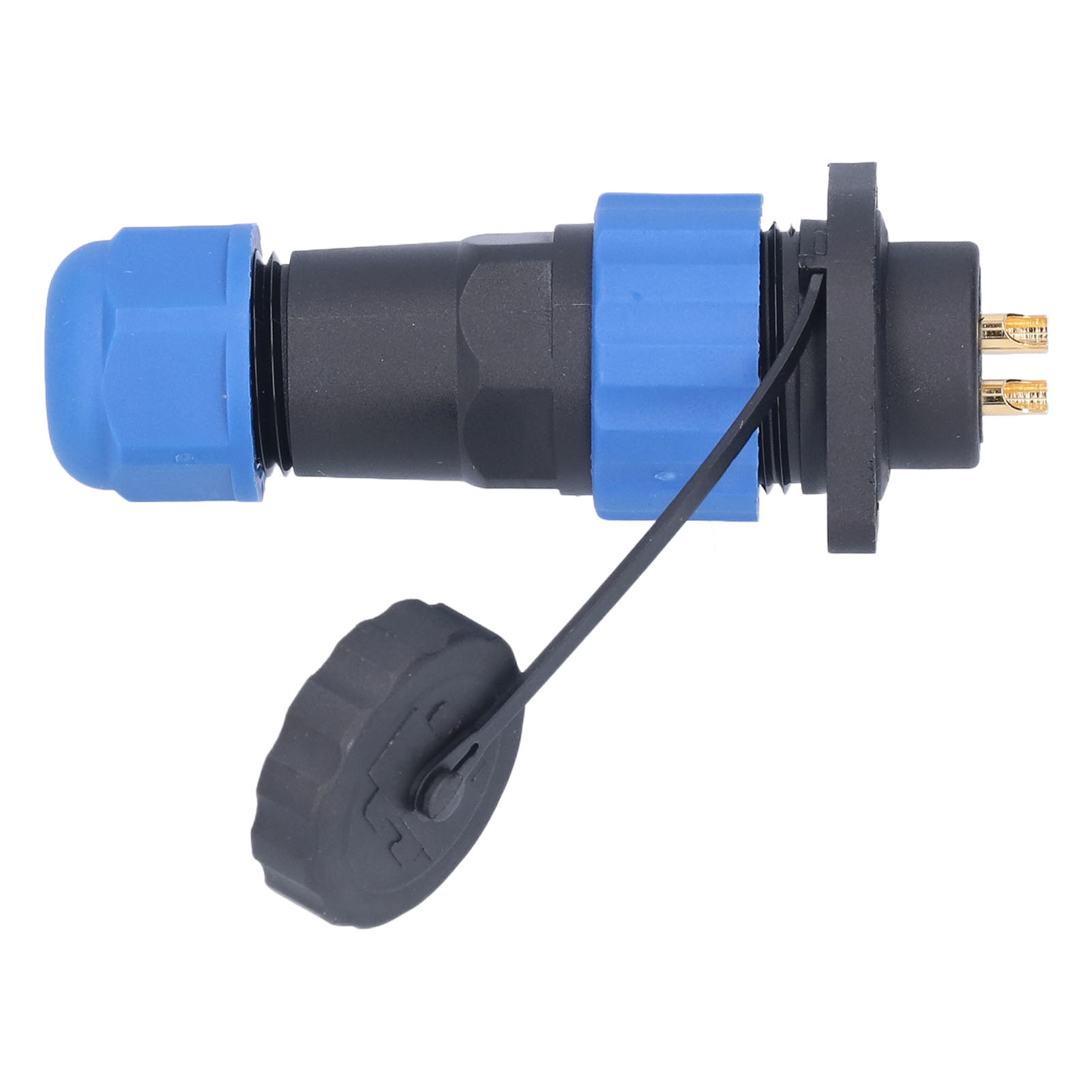 Ip68 Wasserdichter Industrieller Elektrischer Steckverbinder, Weibliche Buchse Mit Flansch, Ac380v 25a Sp203 Flugzeugadapter, Stiftstecker Für Den Professionellen Einsatz, Wasser- Und Staubbeständig.