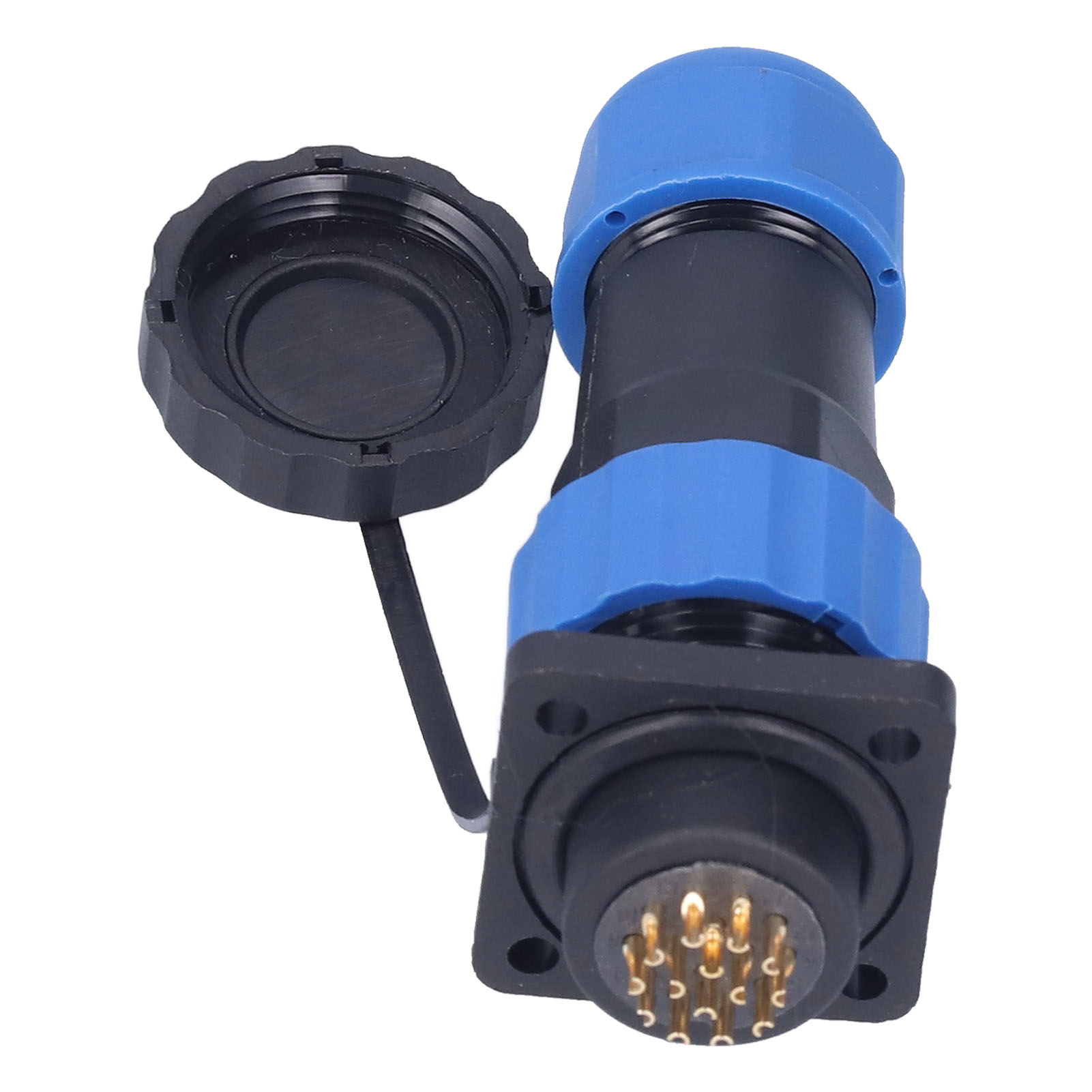 Wasserdichter Quadratischer Flugzeugstecker, Lötverbinder, Industrieadapter, 250 V, 5 A, Sp2014-pins
