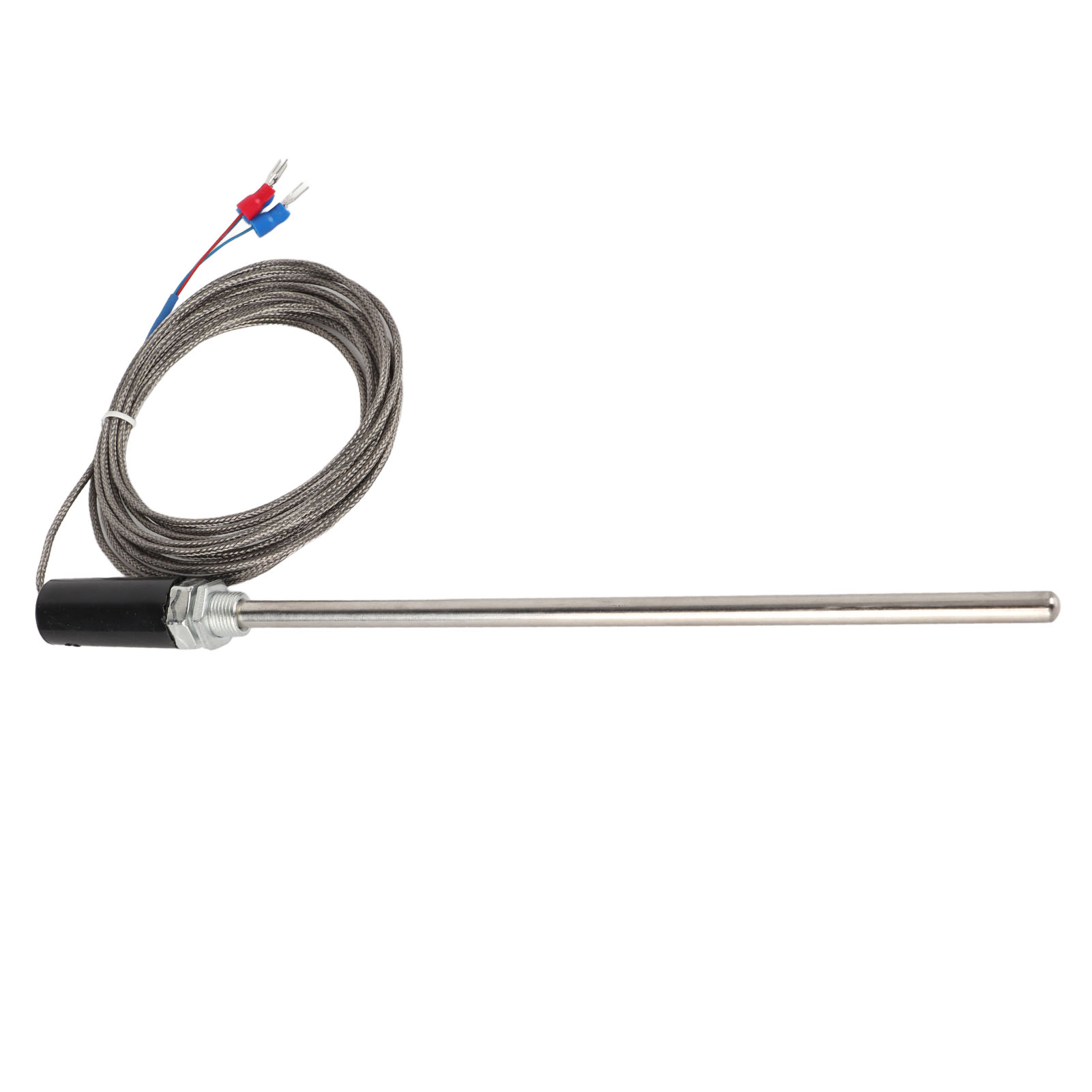 Pt100 M12 Edelstahl-thermoelementsonde, 200 Mm Temperatursensor, 0–400 °c, 3 M Kabel, Professionelle Temperaturbeständigkeit