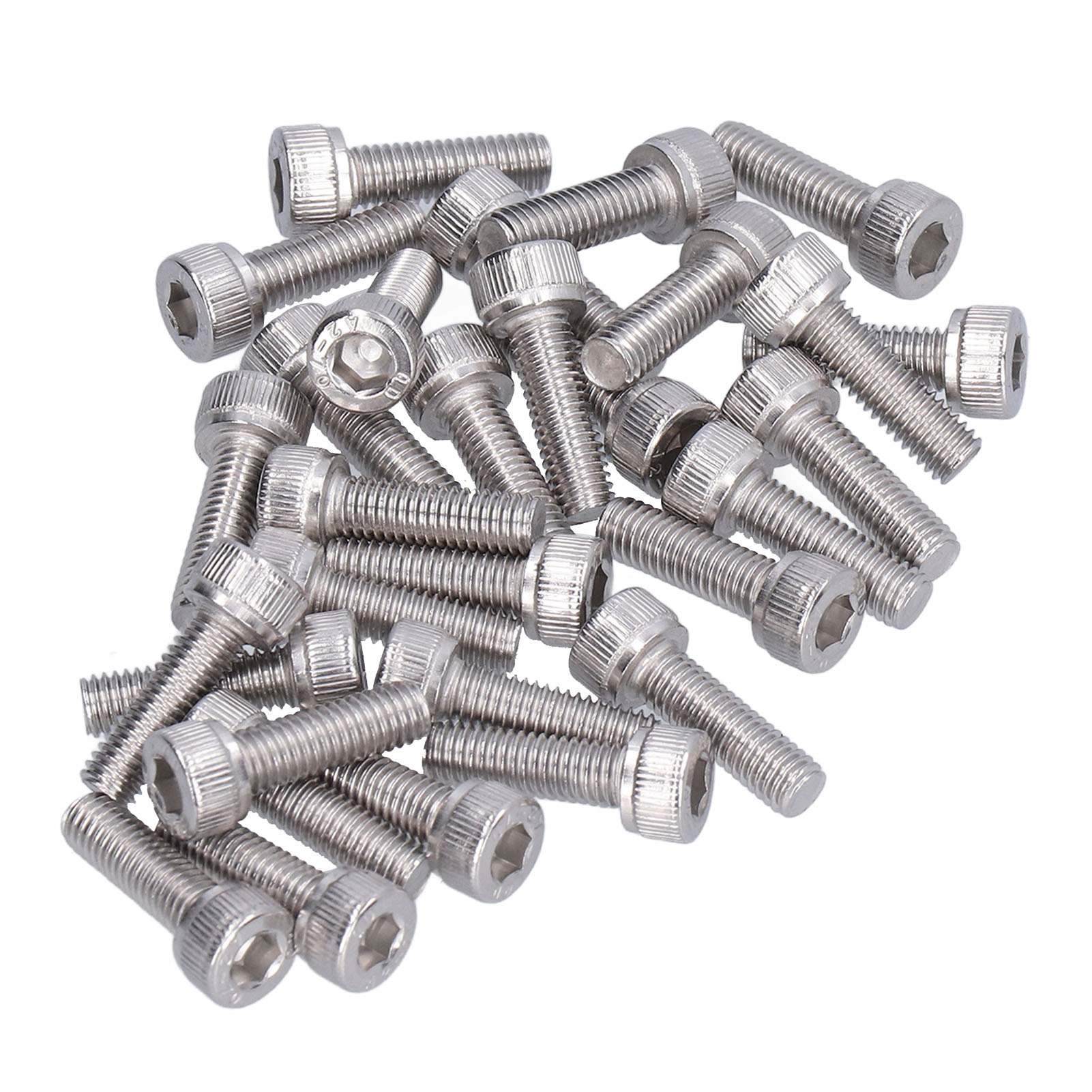 M5x16 A2-70 Zylinderkopfschrauben, Packung Mit 30 Stück Aus Edelstahl, Befestigungssatz Für Wartung Und Reparatur, Hochbelastbare Metallschrauben.