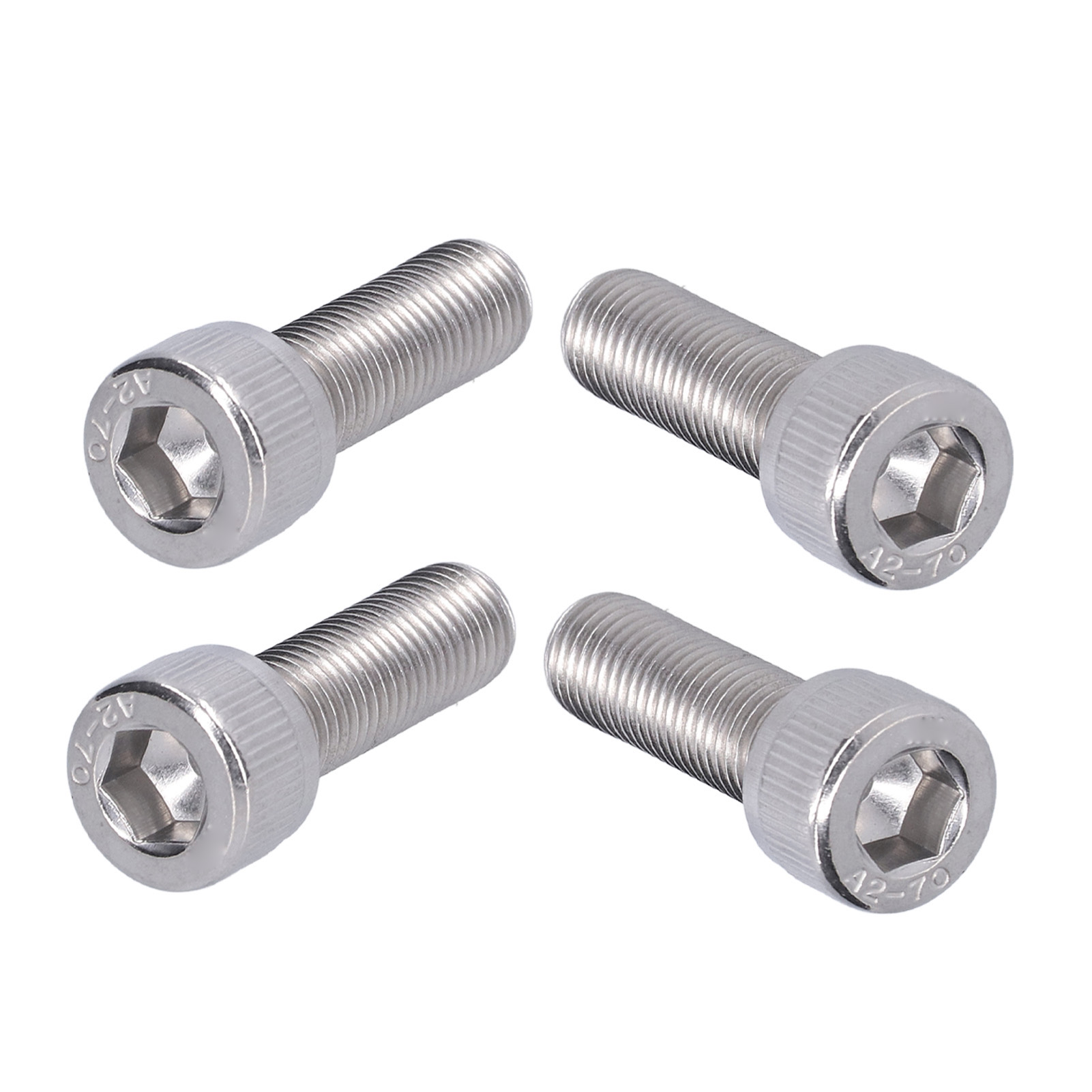 M10x30 Schrauben, 4er-pack, Innensechskantschrauben, Edelstahl A2, 1,25 Mm Feingewinde, Industriebefestigungselemente