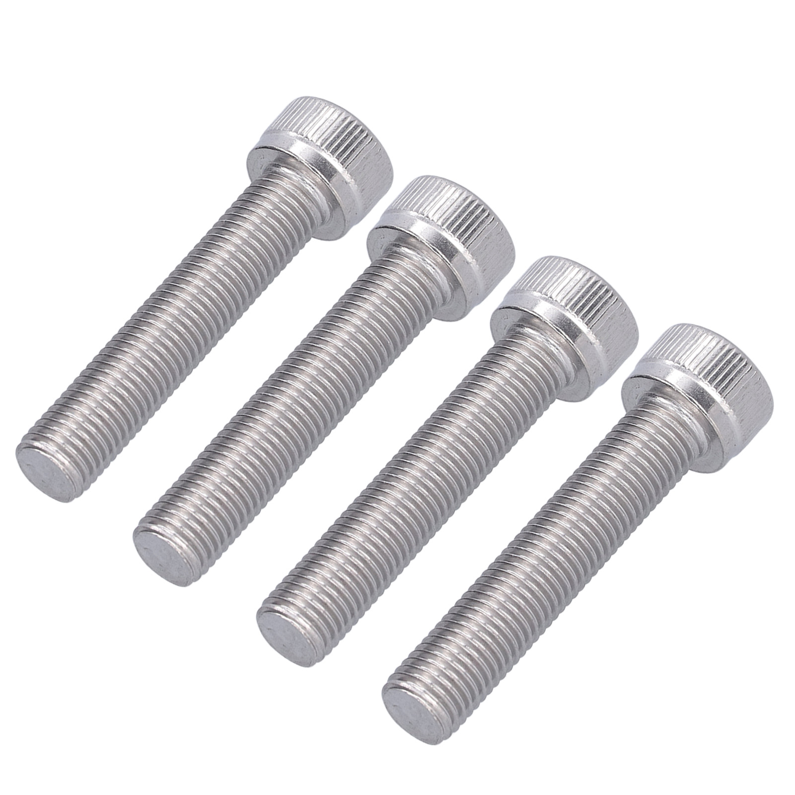 M10x50 Edelstahl-a2-schrauben, 1,25 Mm Feingewinde – 4er-pack Innensechskantschrauben, Edelstahl-befestigungselemente Für Die Mechanische Montage